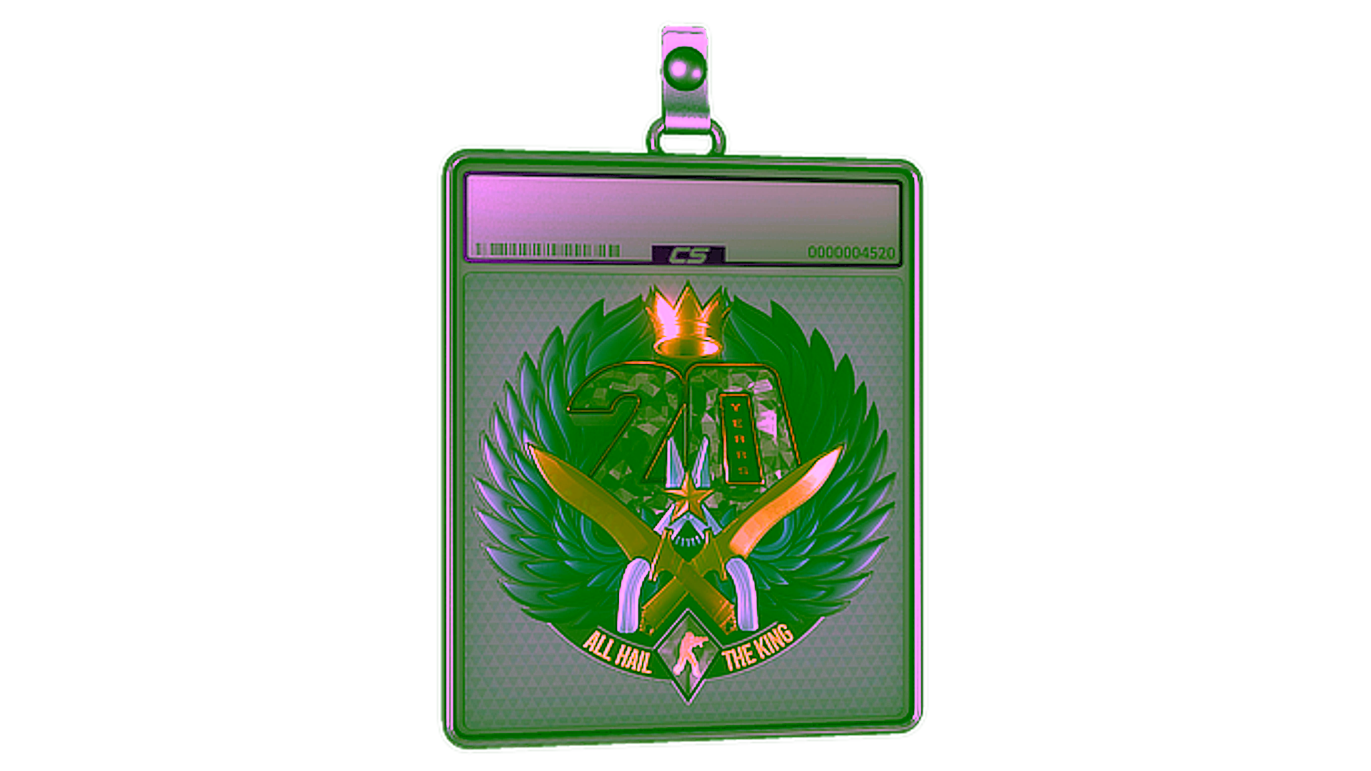 Display for Sticker Slab | All Hail the King (Foil)