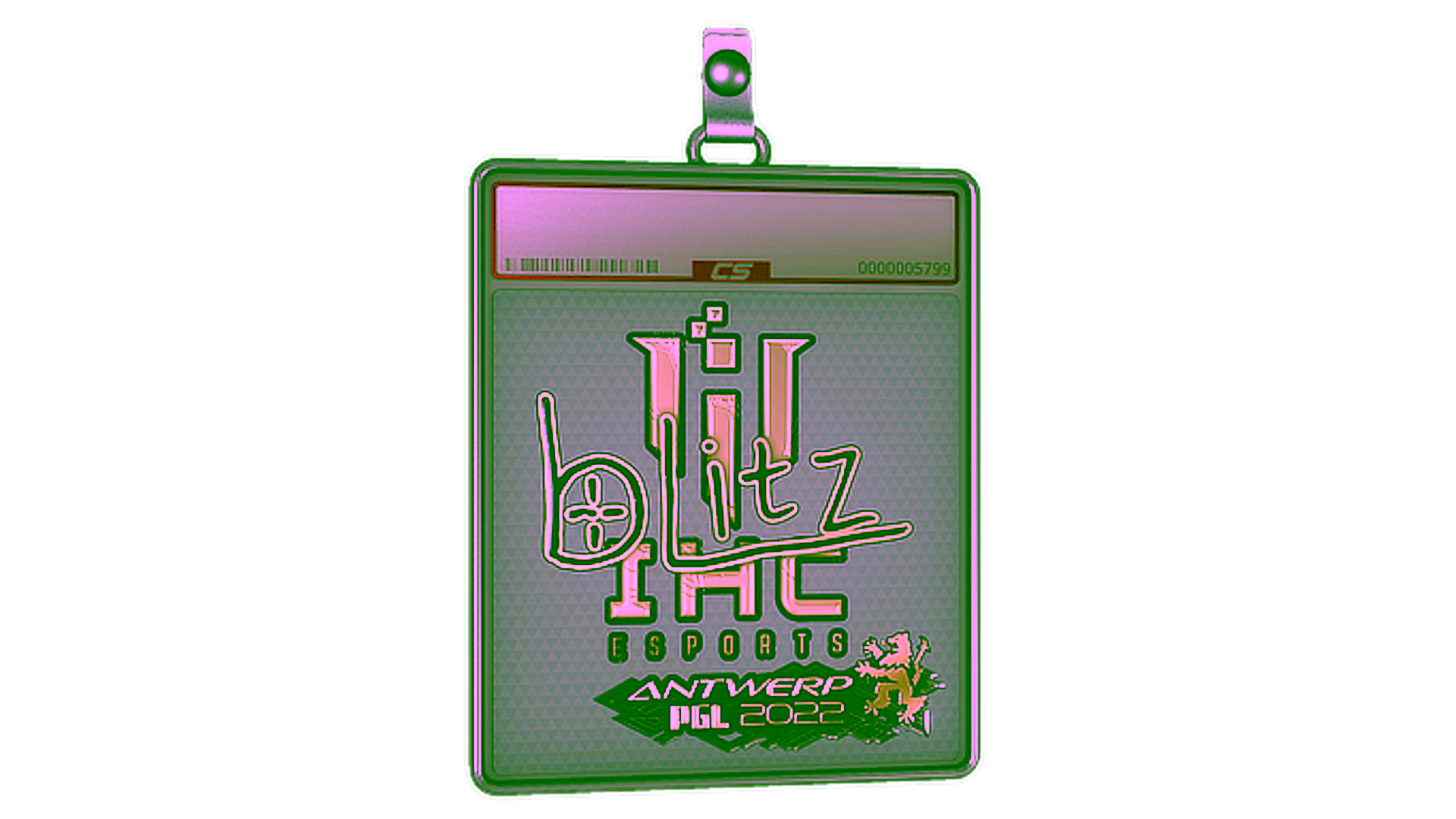 Display for Sticker Slab | bLitz (Gold) | Antwerp 2022