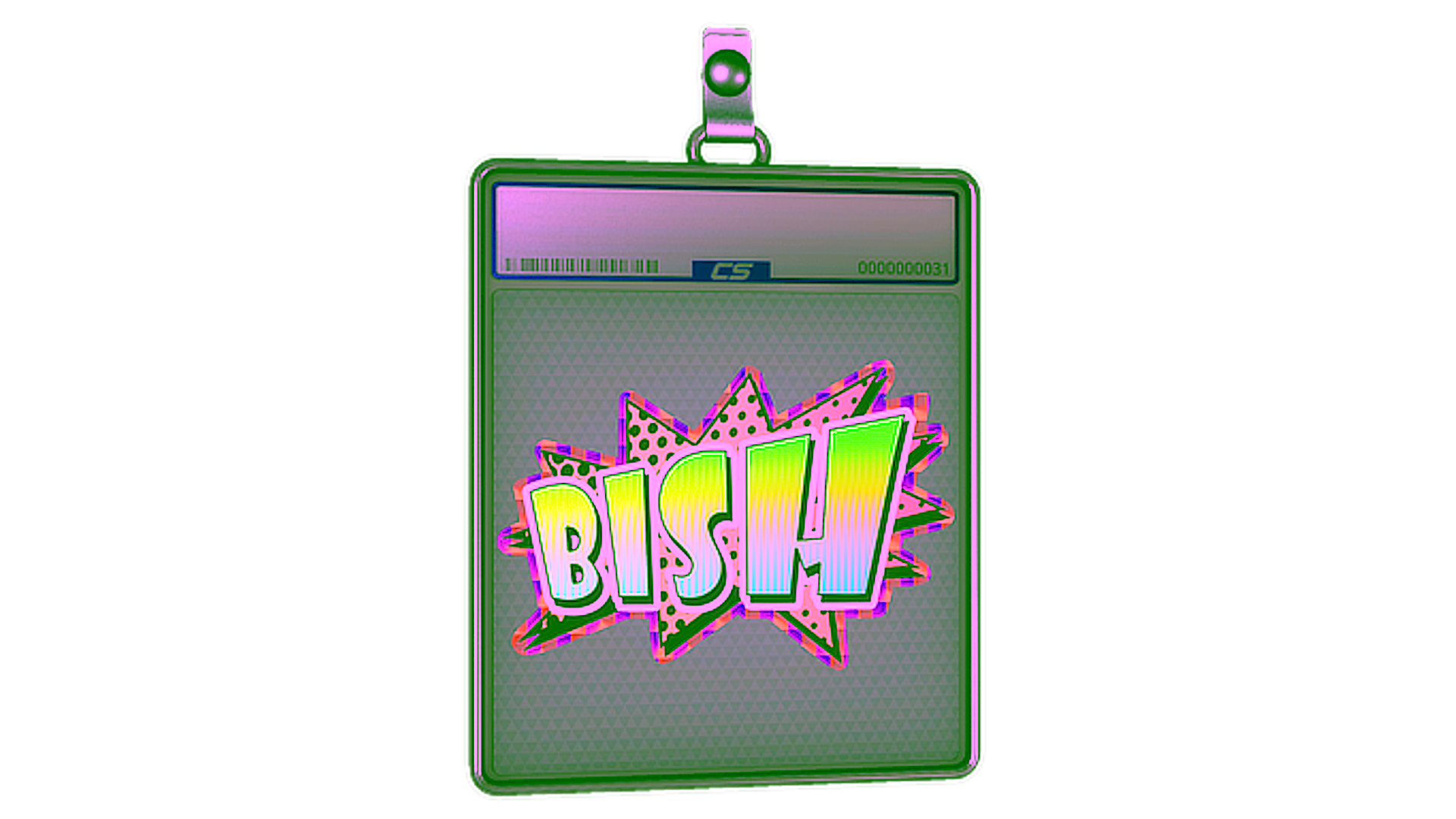 Anzeige für Sticker Slab | Bish (Holo)