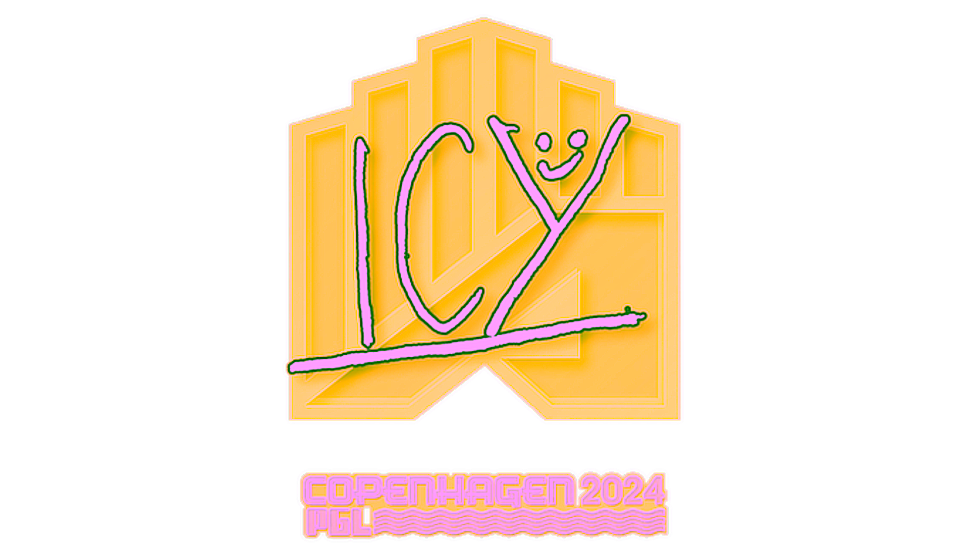 Display for Sticker | ICY | Copenhagen 2024