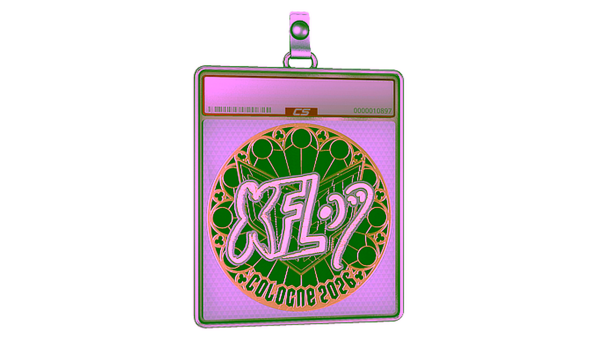 Display for Sticker Slab | xfl0ud (Gold) | Cologne 2026