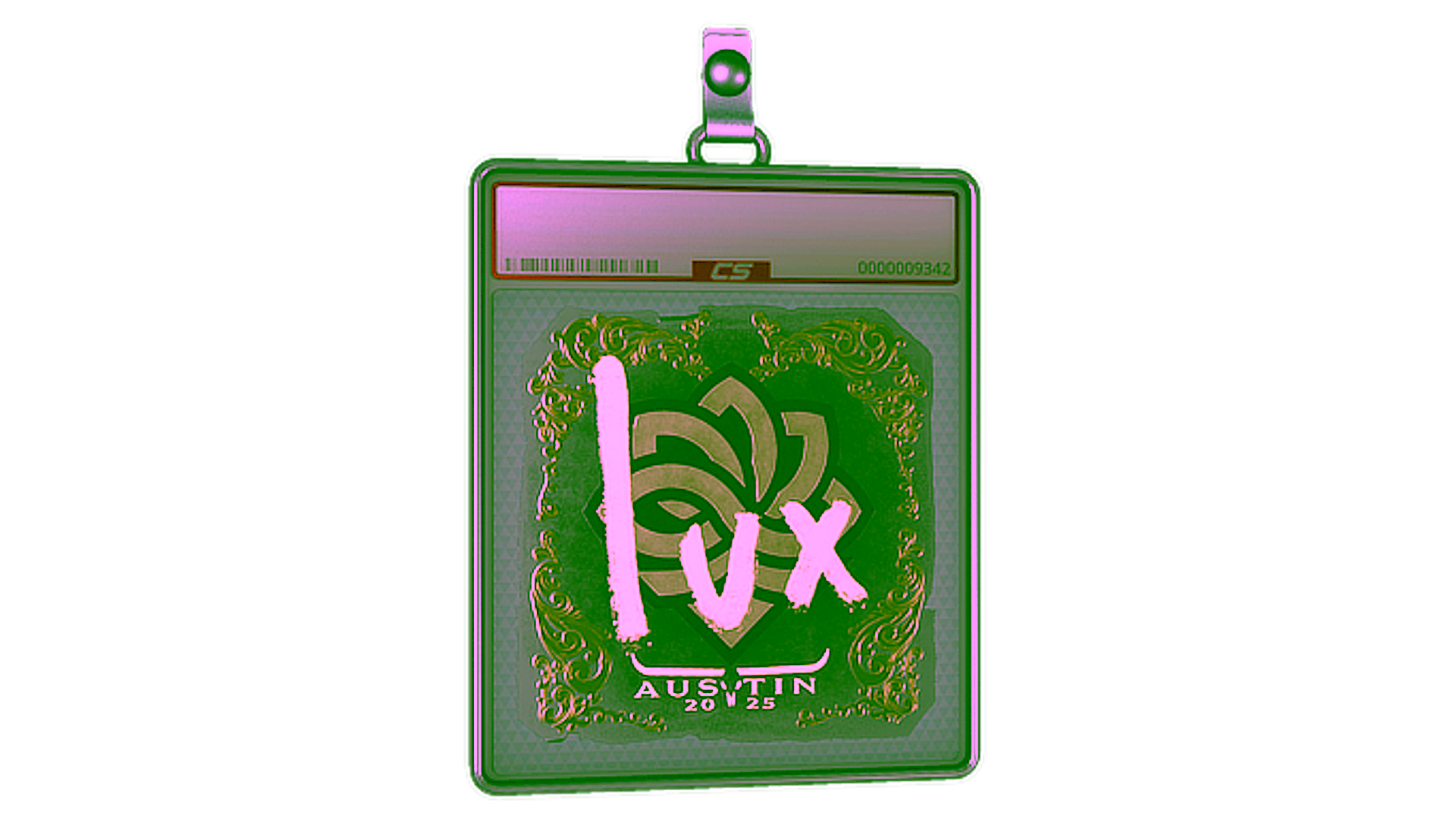 Display for Sticker Slab | lux (Gold) | Austin 2025