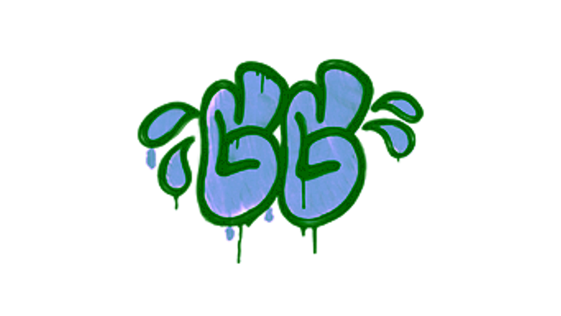 Display for Sealed Graffiti | GGWP (Wire Blue)