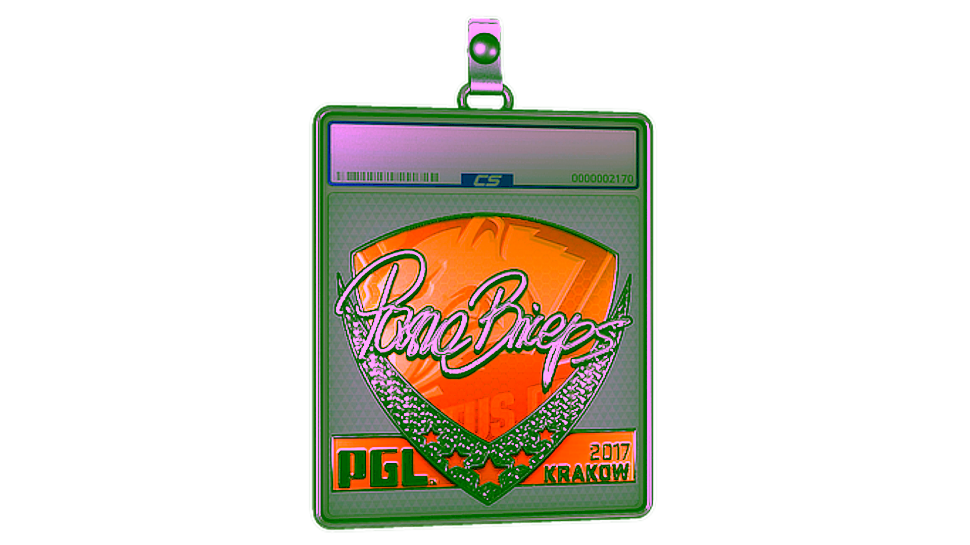 Display for Sticker Slab | pashaBiceps (Foil) | Krakow 2017