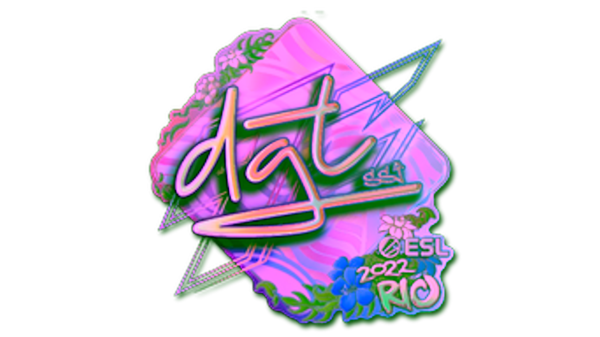 Visar för Sticker | dgt (Holo) | Rio 2022