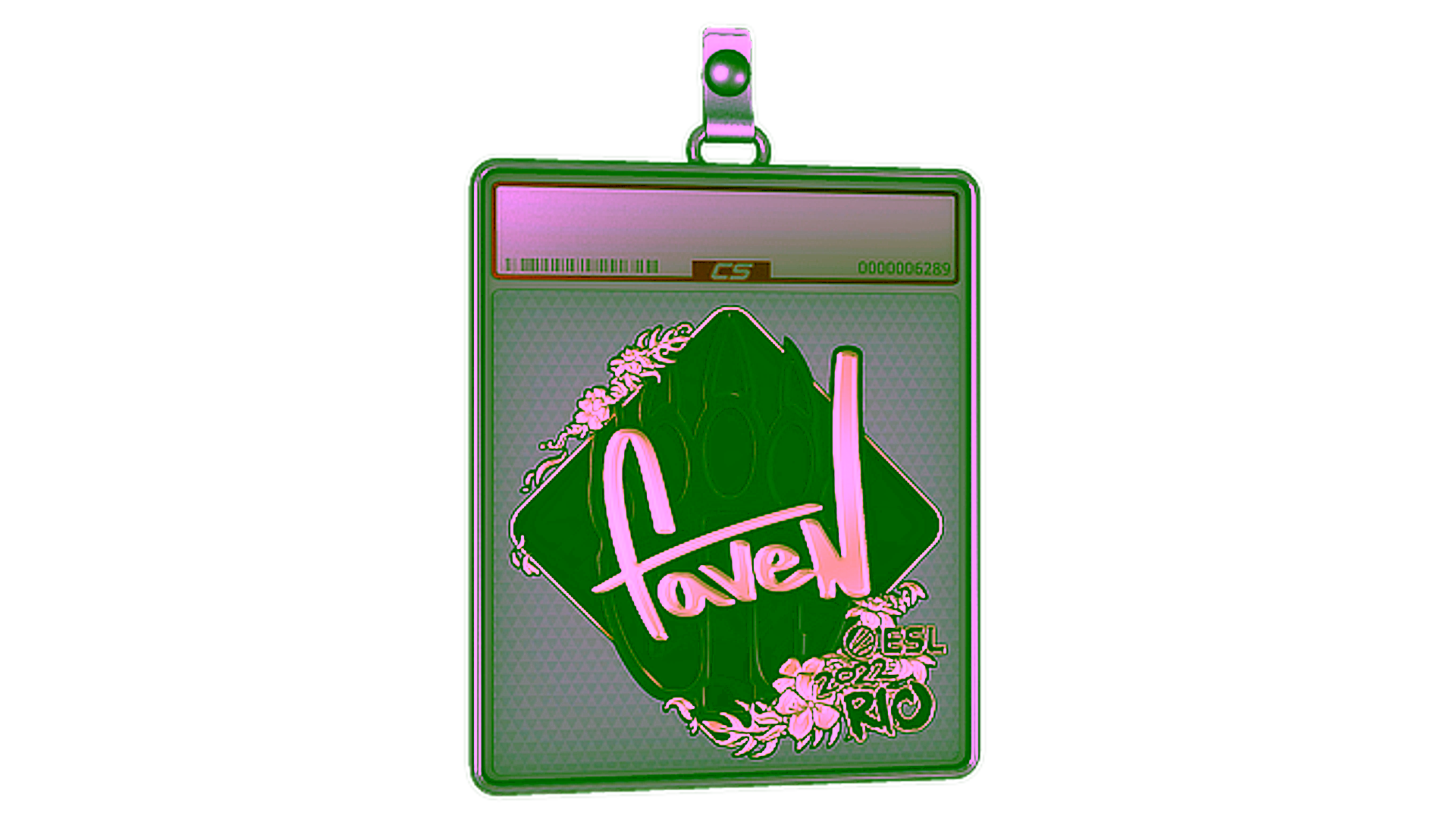 Display for Sticker Slab | faveN (Gold) | Rio 2022