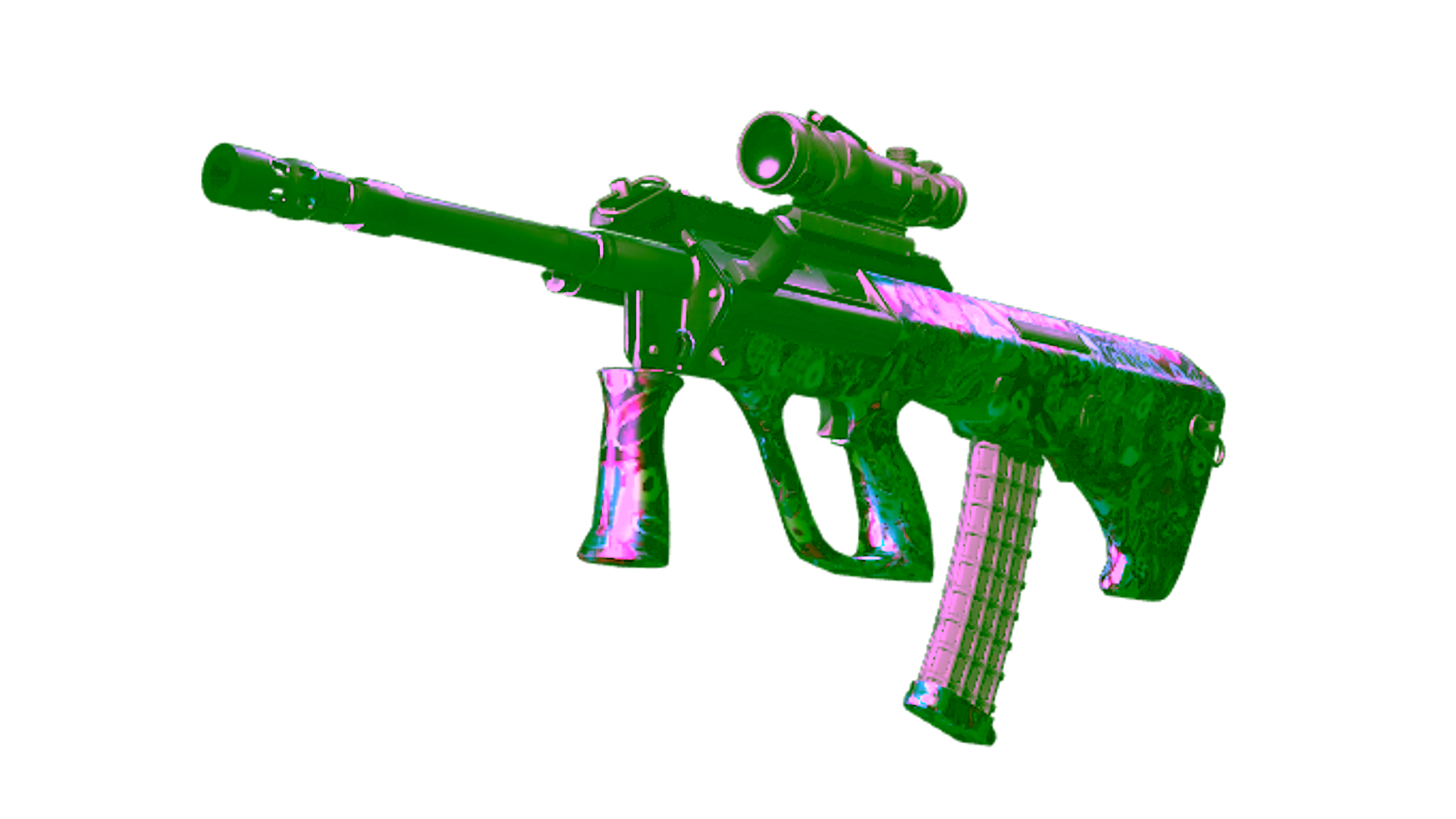 Display for StatTrak™ AUG | Death by Puppy (Minimal Wear)