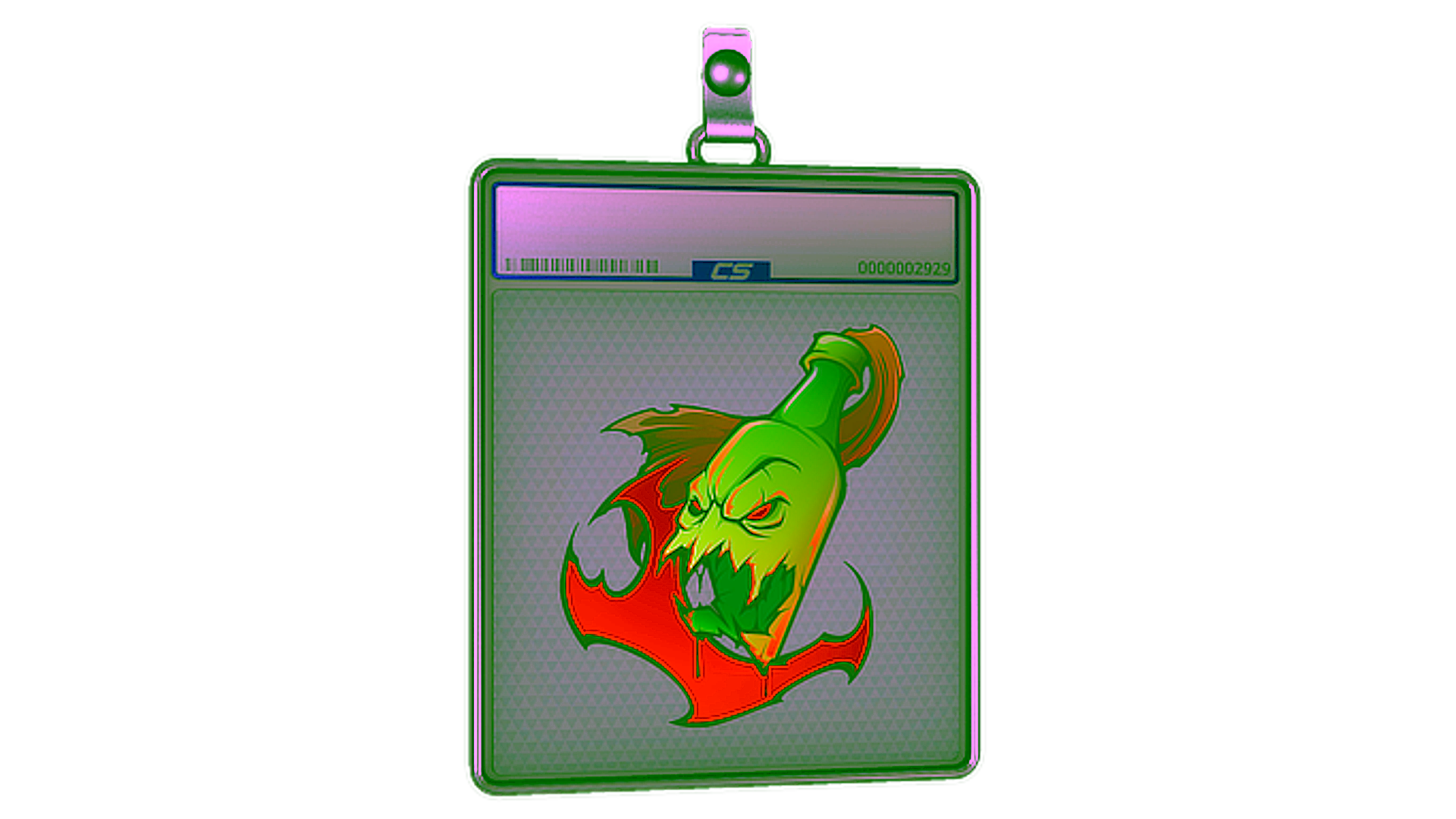 Дисплей для Sticker Slab | Devouring Flame (Holo)