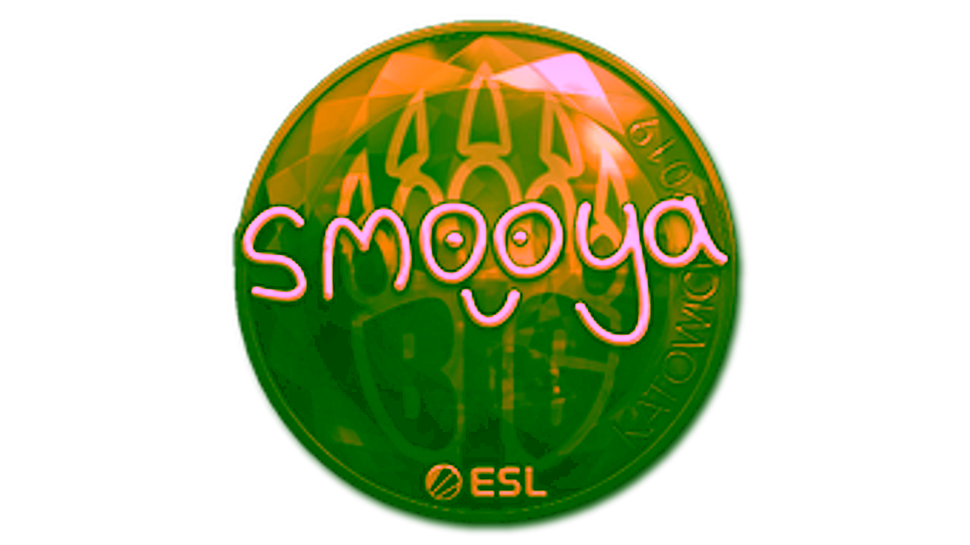 Display for Sticker | smooya (Gold) | Katowice 2019