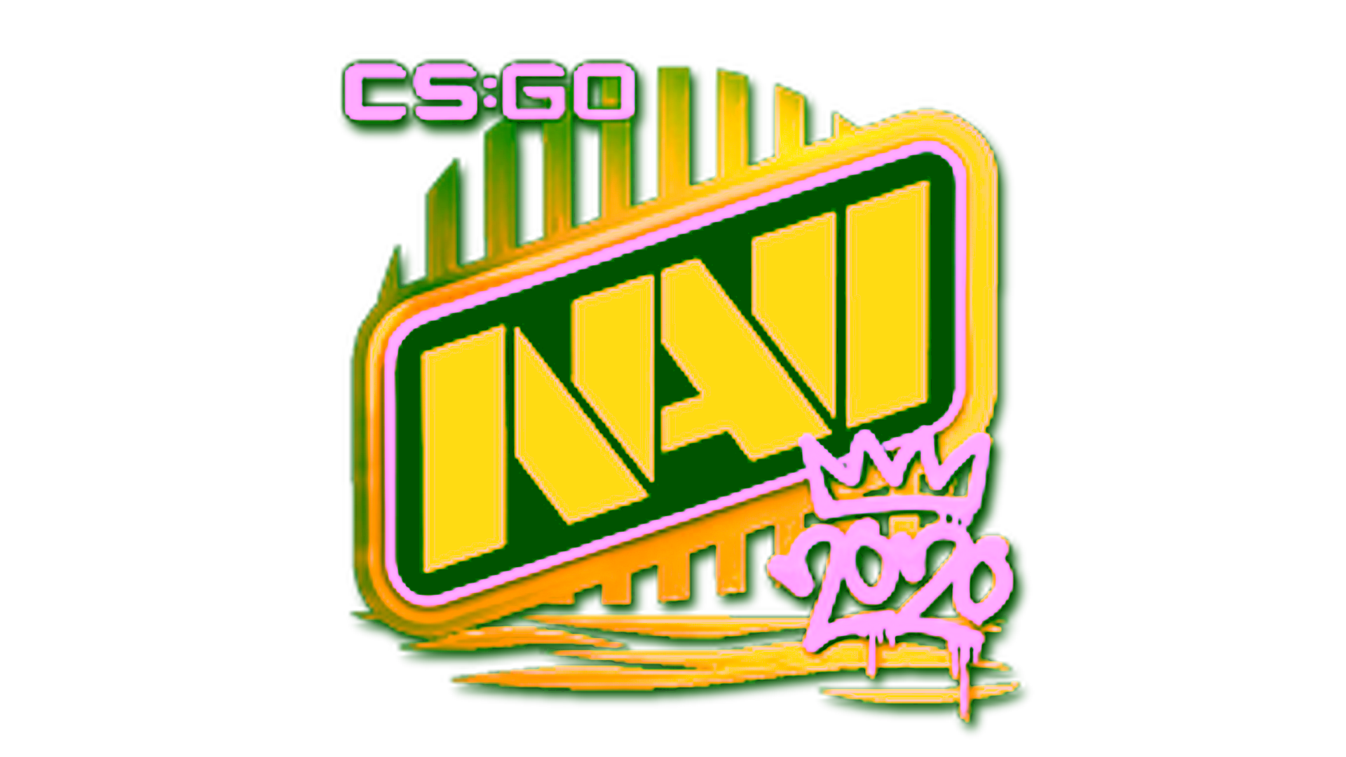 Display for Sticker | Natus Vincere (Foil) | 2020 RMR