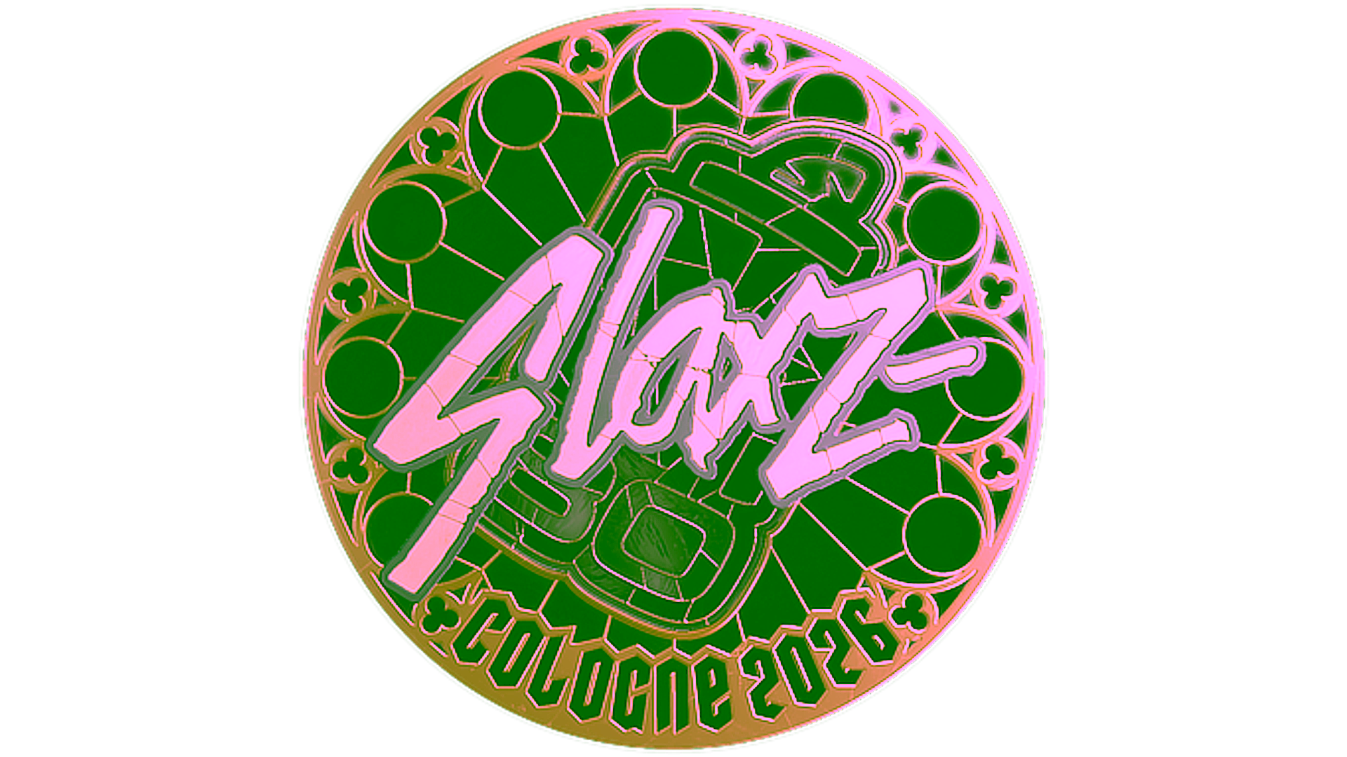 Affichage pour Sticker | slaxz- (Gold) | Cologne 2026