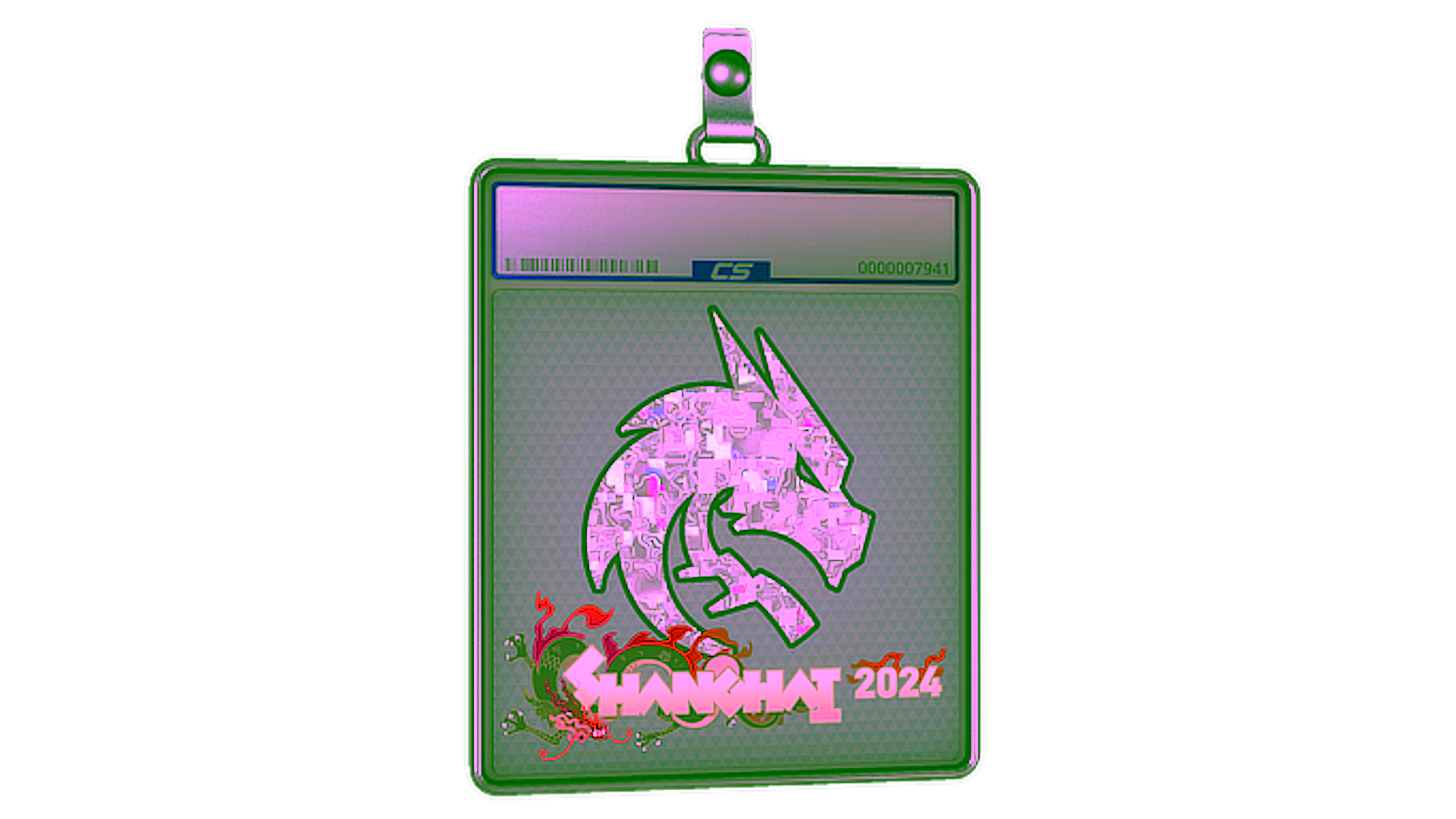 Display for Sticker Slab | Team Spirit (Glitter) | Shanghai 2024