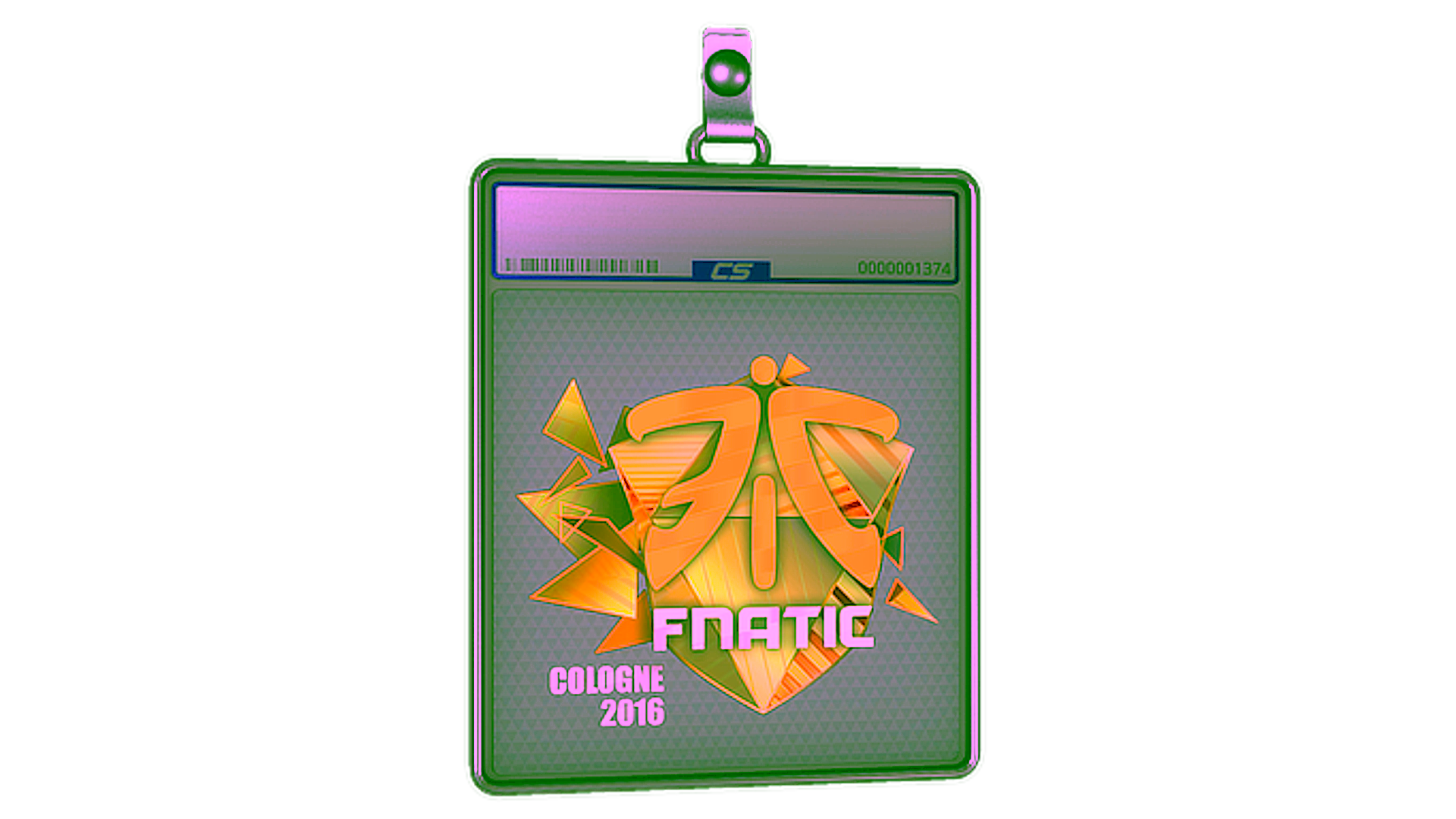 Affichage pour Sticker Slab | Fnatic (Holo) | Cologne 2016
