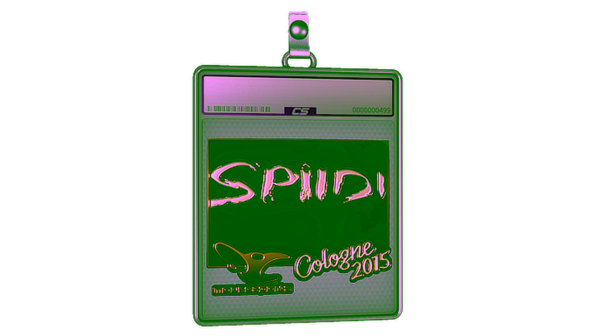 Affichage pour Sticker Slab | Spiidi (Gold) | Cologne 2015
