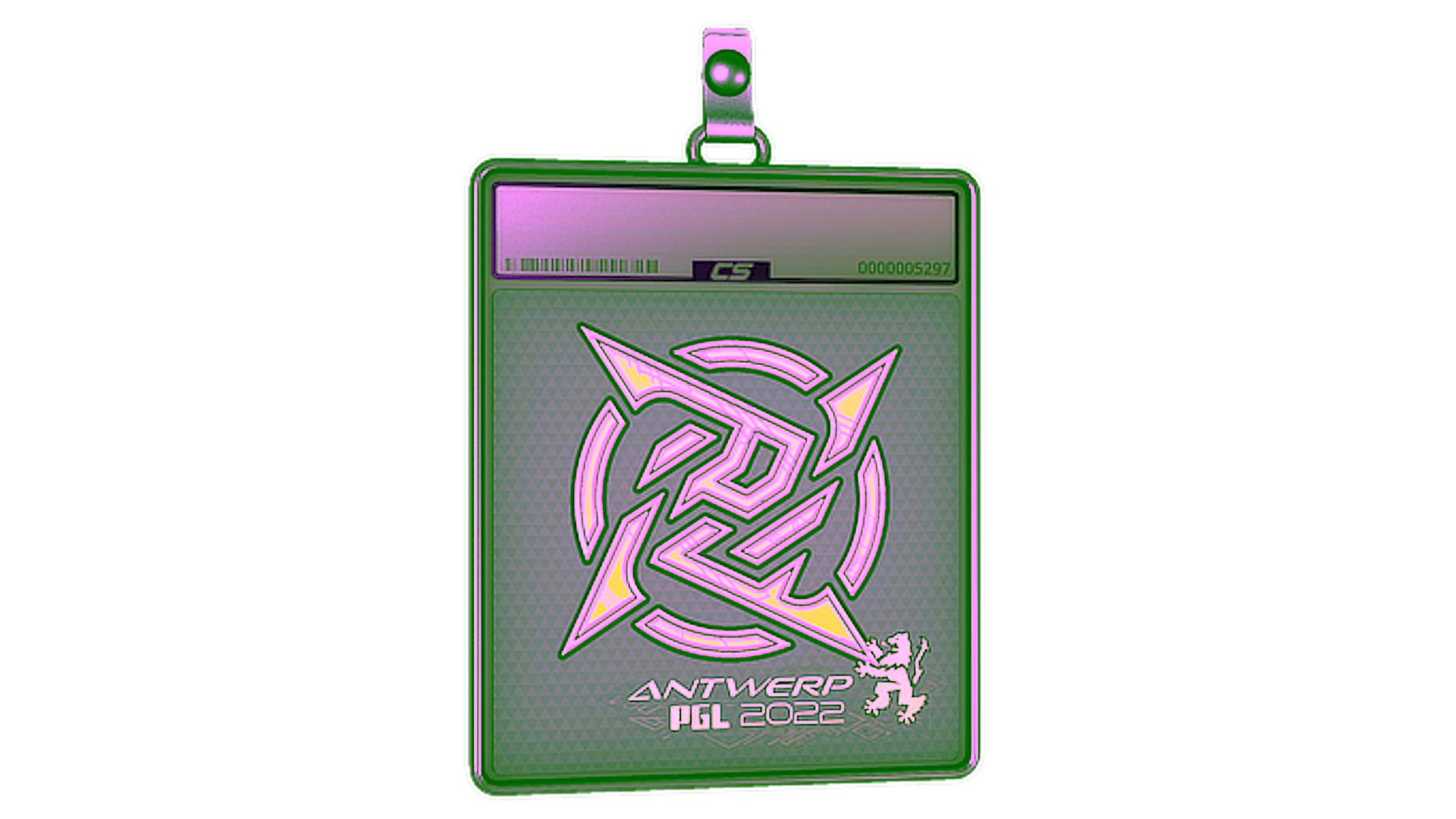 Display for Sticker Slab | Ninjas in Pyjamas (Holo) | Antwerp 2022