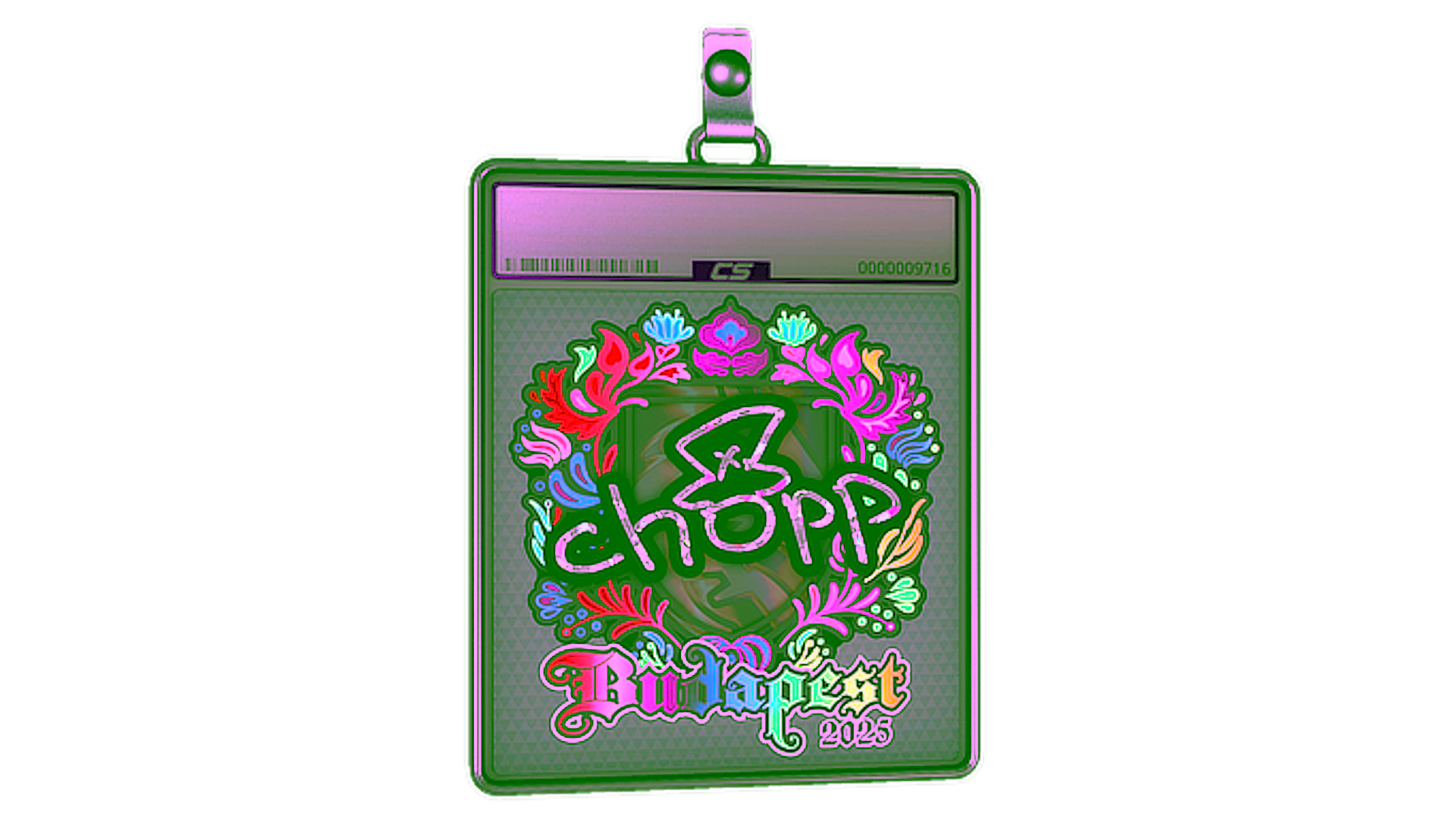 Wyświetl dla Sticker Slab | chopper (Holo) | Budapest 2025