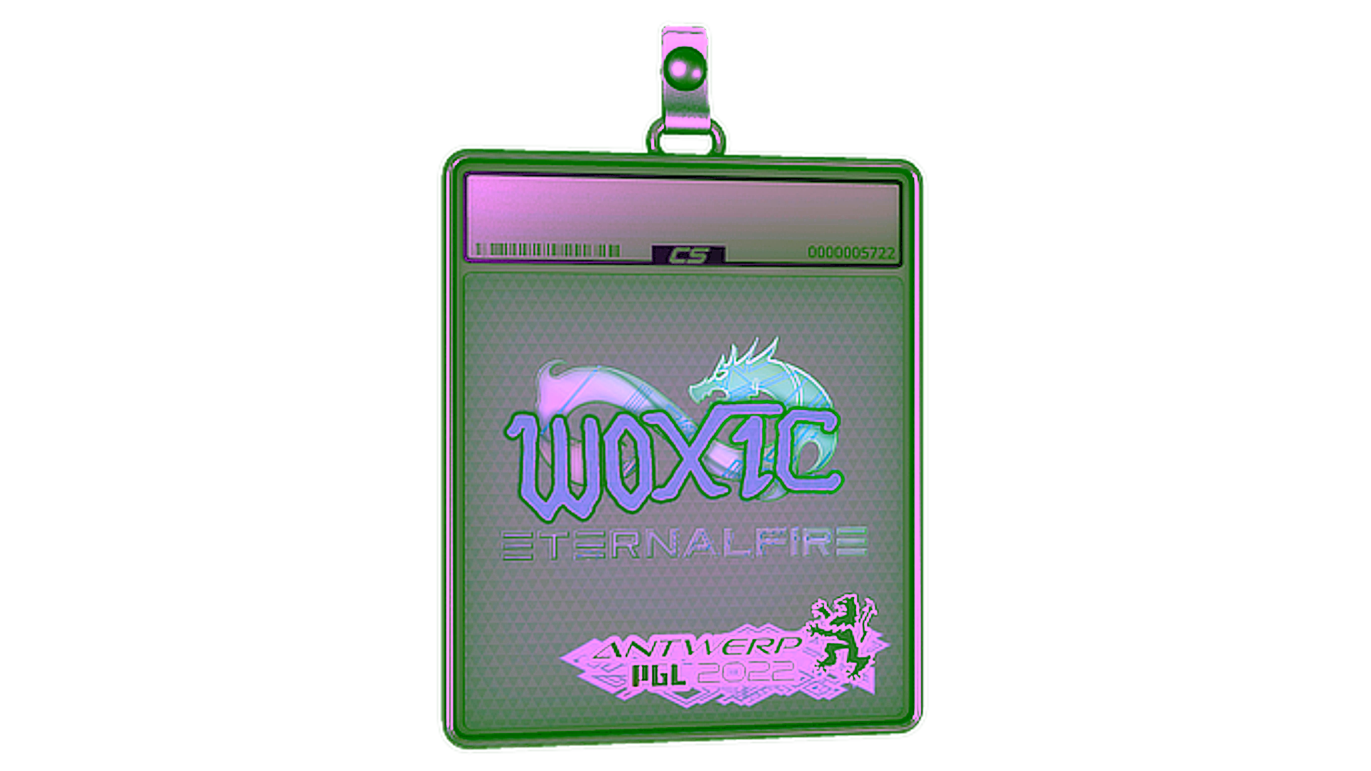 Display for Sticker Slab | woxic (Holo) | Antwerp 2022