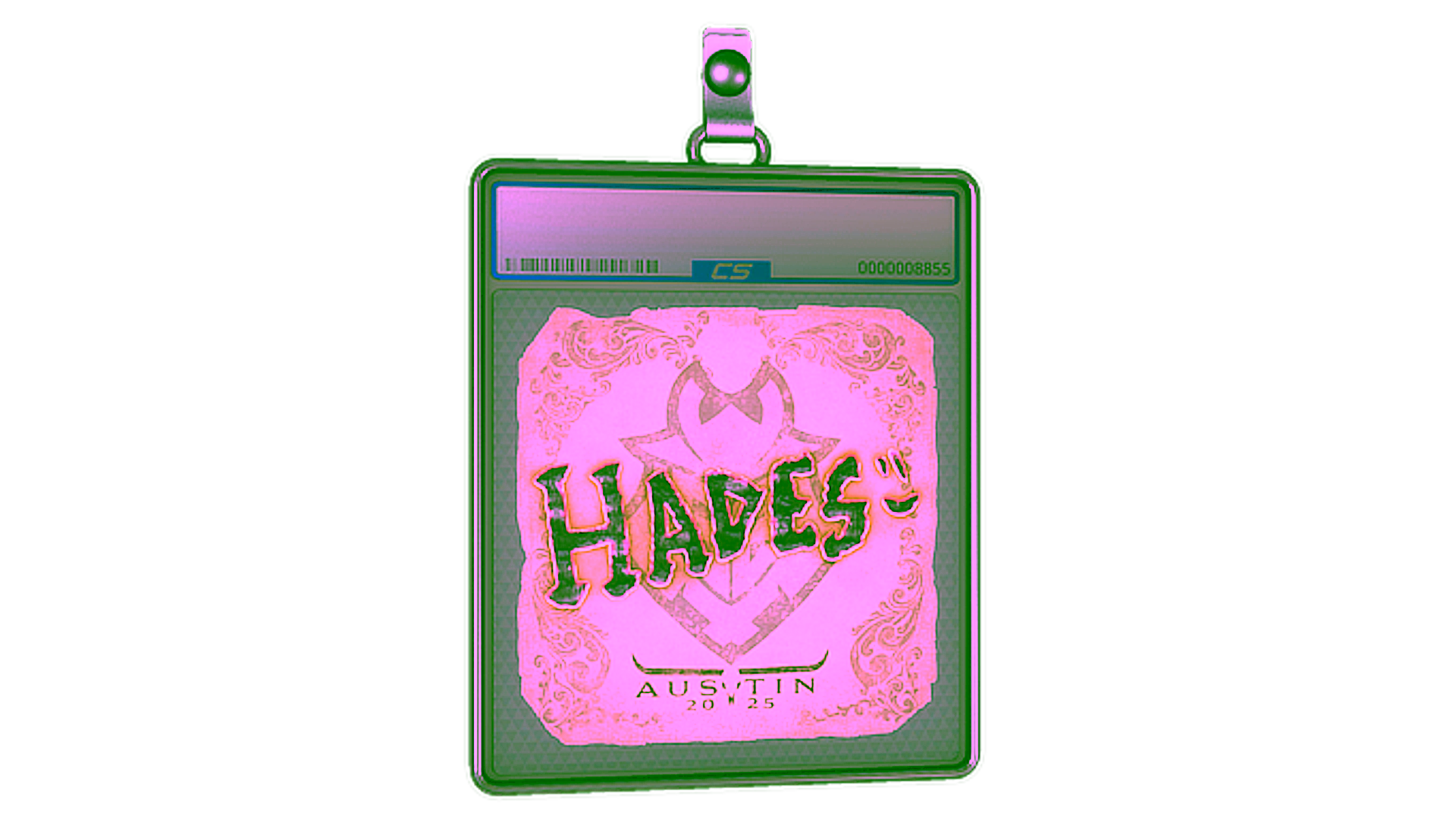 Display for Sticker Slab | hades | Austin 2025