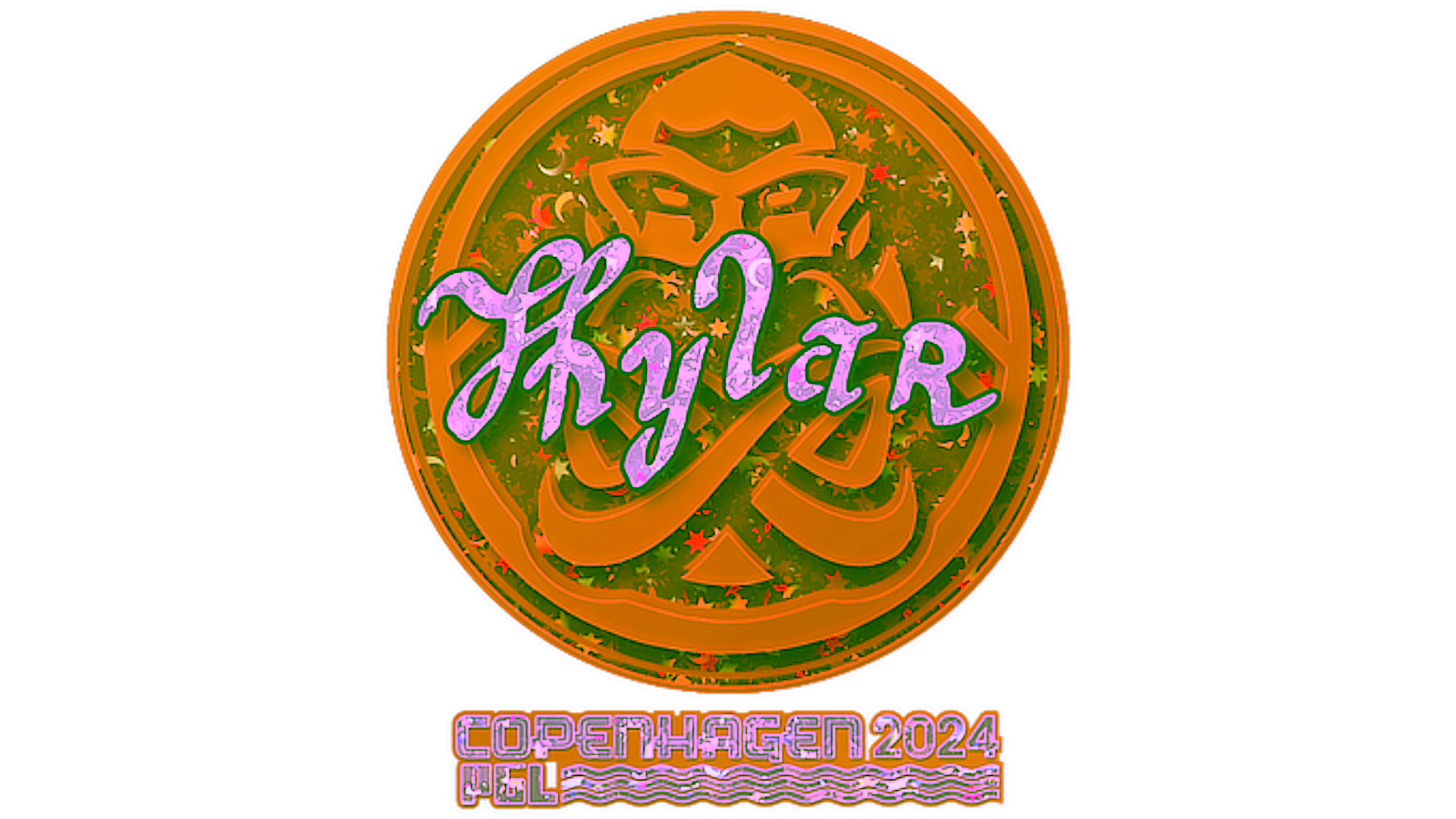 Display for Sticker | Kylar (Glitter) | Copenhagen 2024