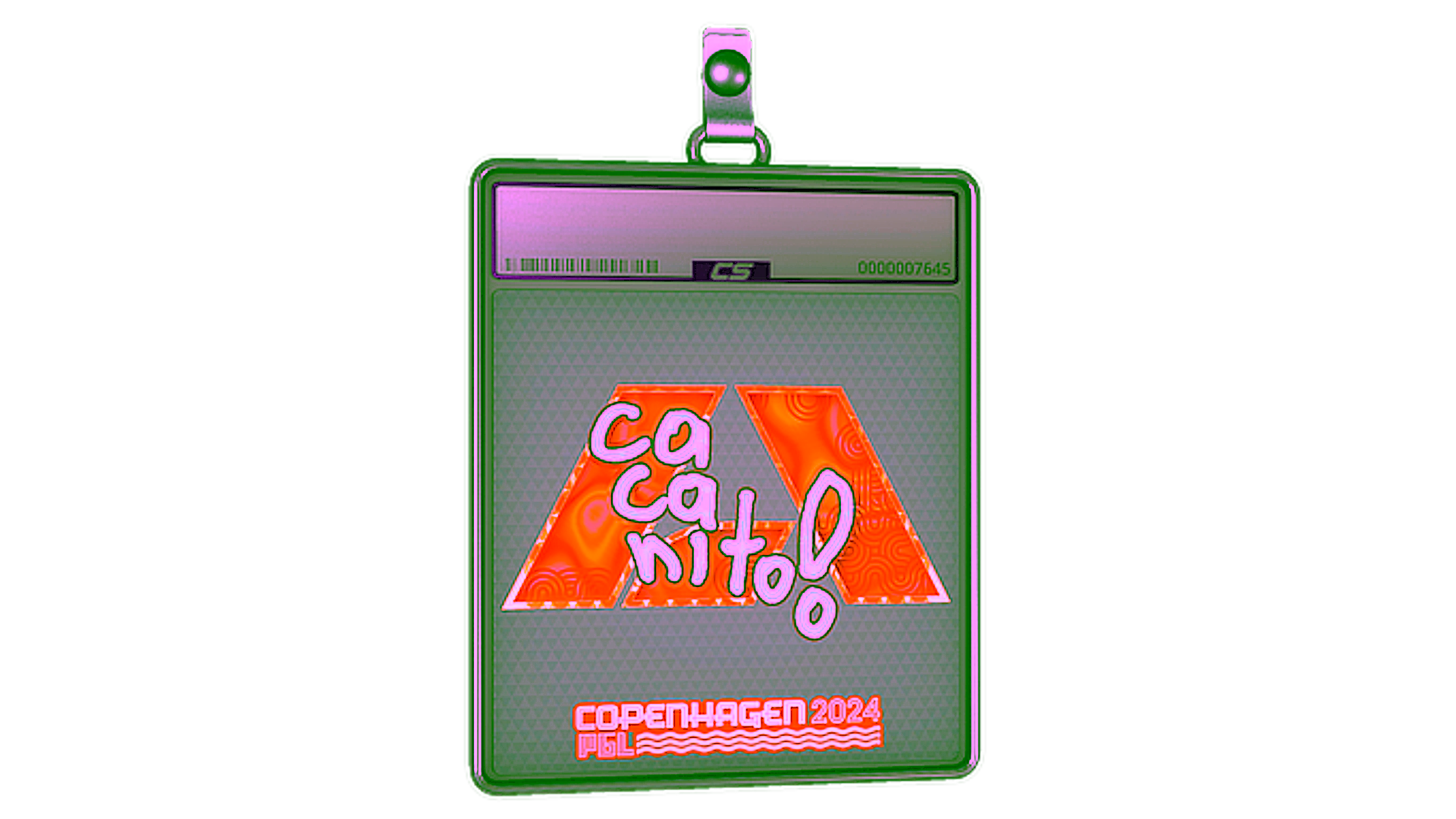 Display for Sticker Slab | CacaNito (Holo) | Copenhagen 2024