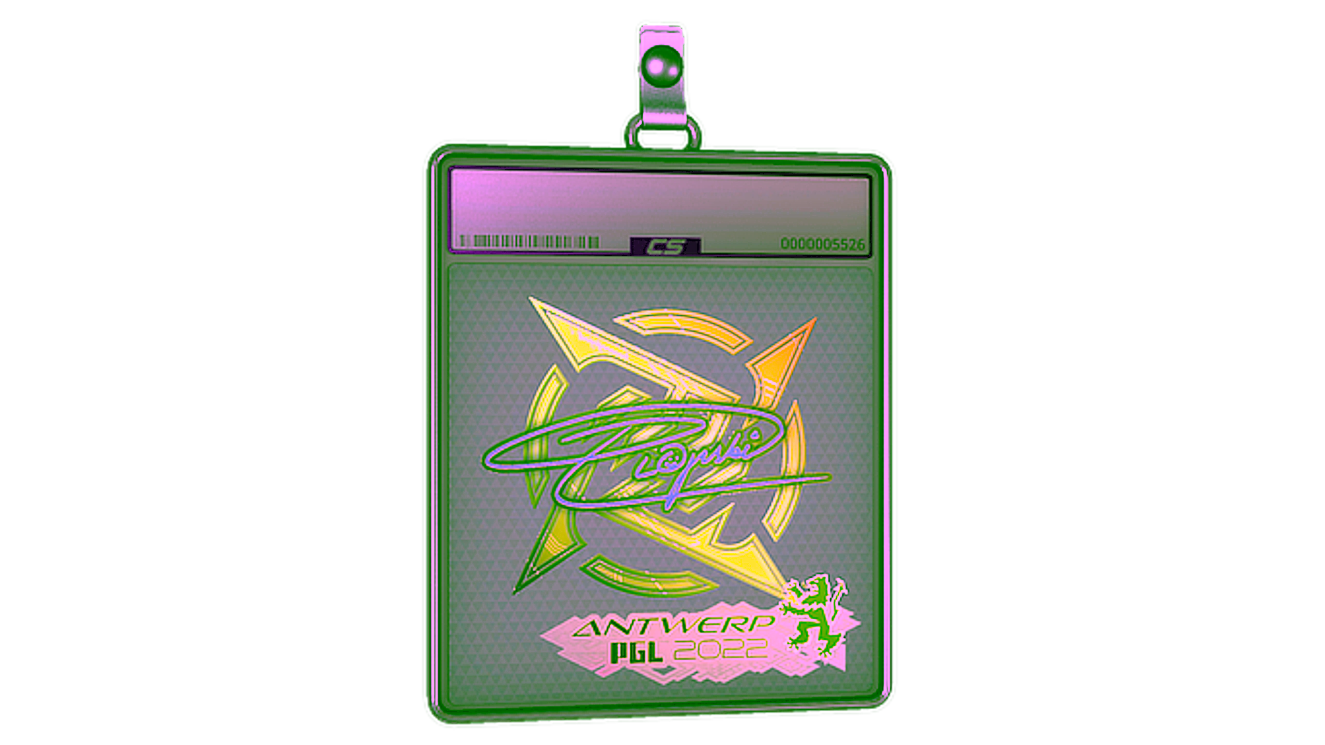 Exibição para Sticker Slab | Plopski (Holo) | Antwerp 2022