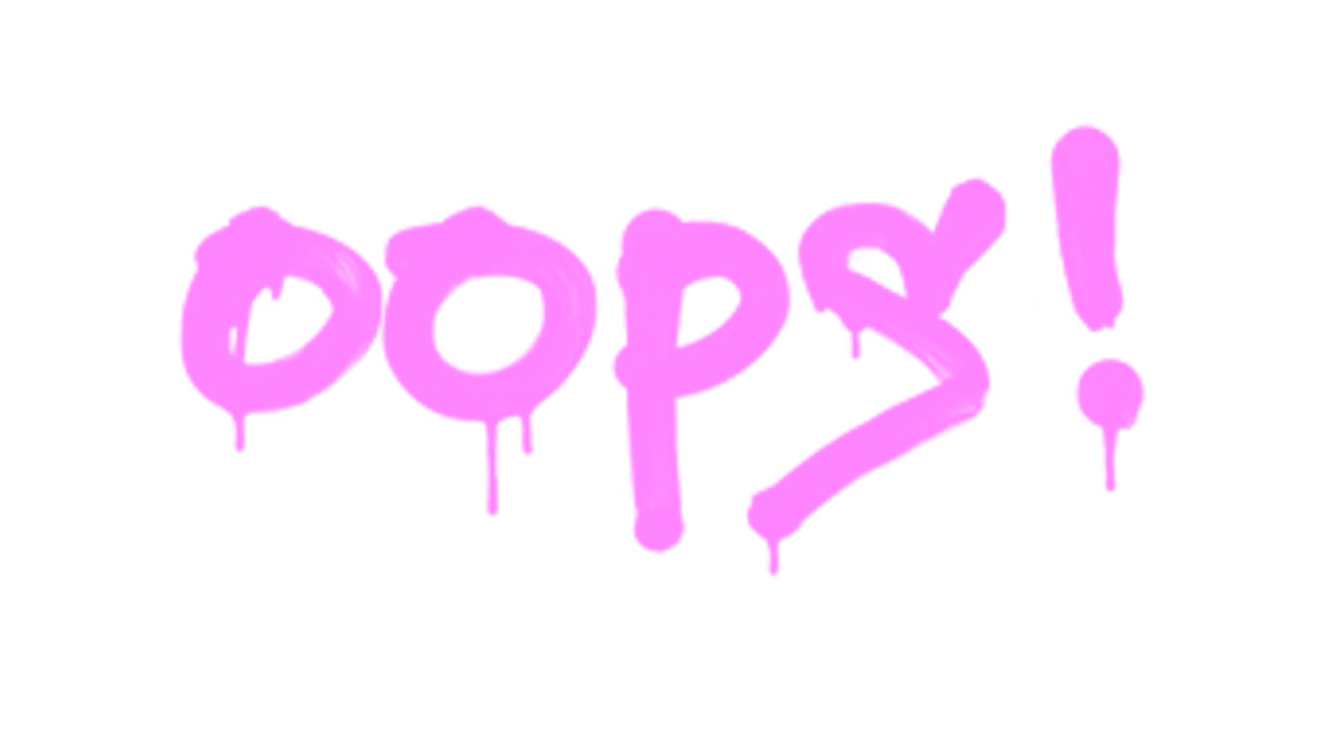 Display for Sealed Graffiti | Oops (War Pig Pink)