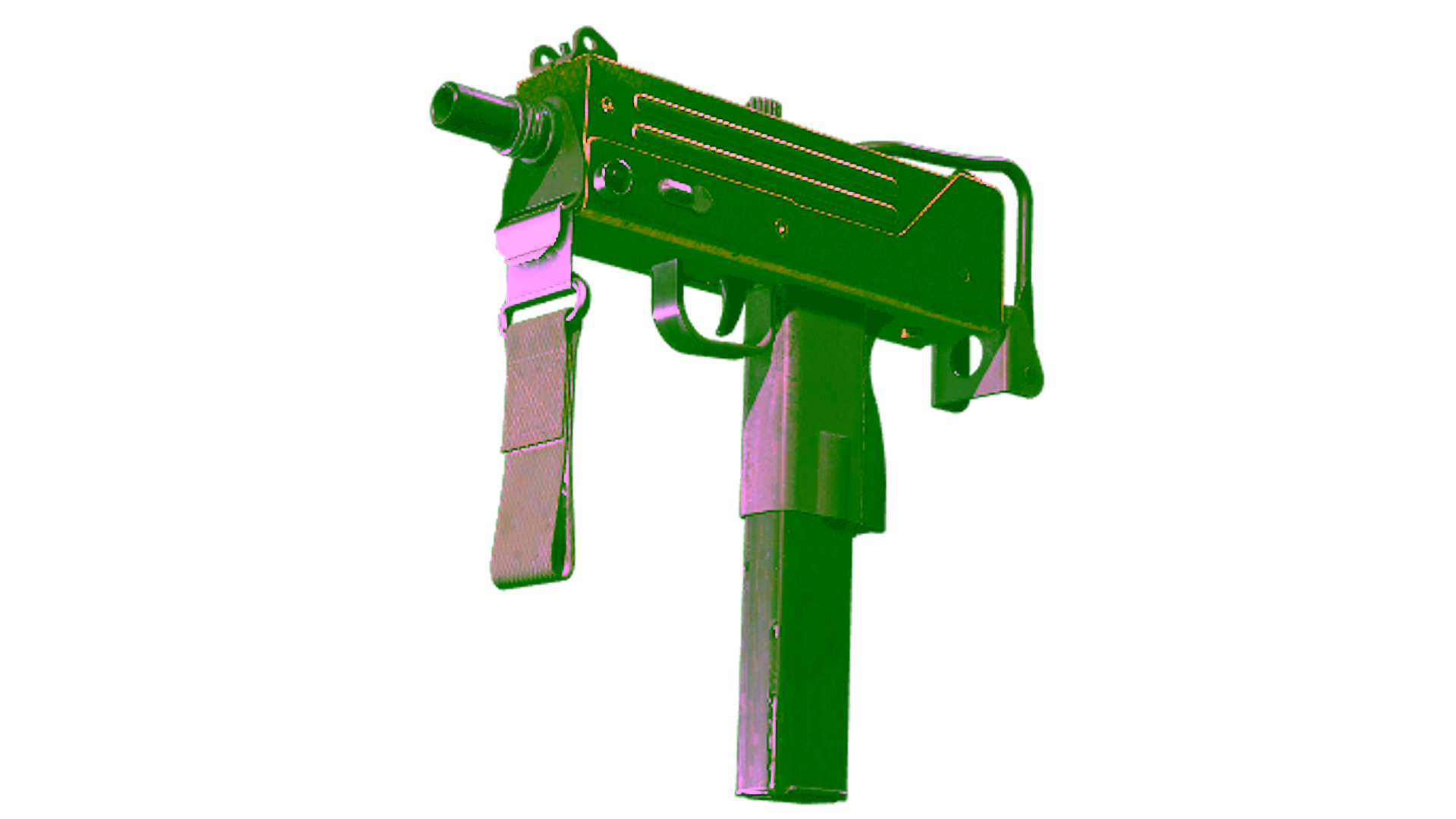 Display for MAC-10 | Gold Brick (Well-Worn)