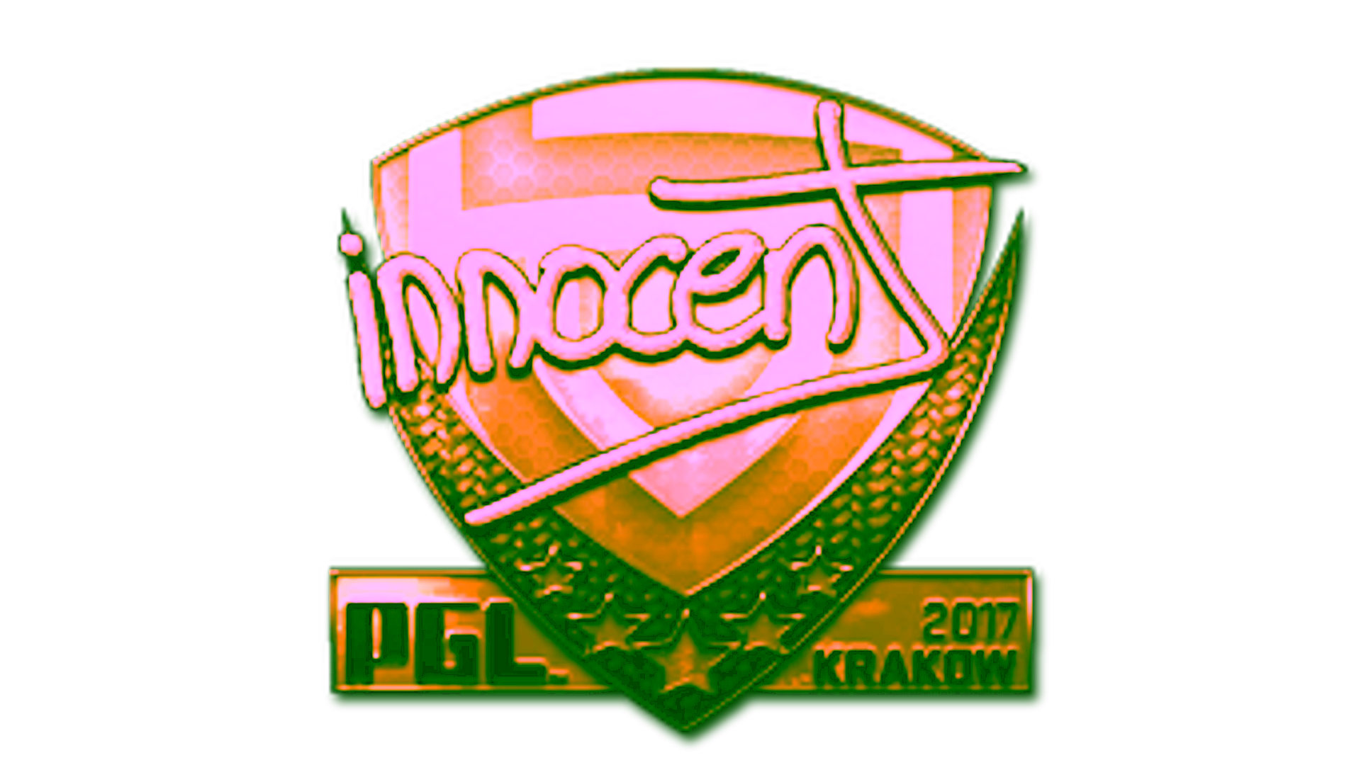Display for Sticker | innocent (Gold) | Krakow 2017