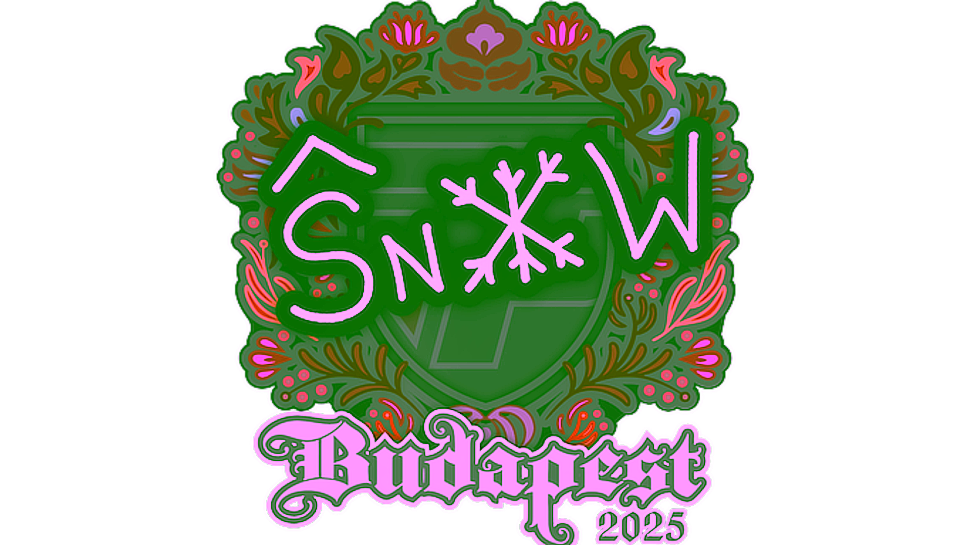 Display for Sticker | snow | Budapest 2025
