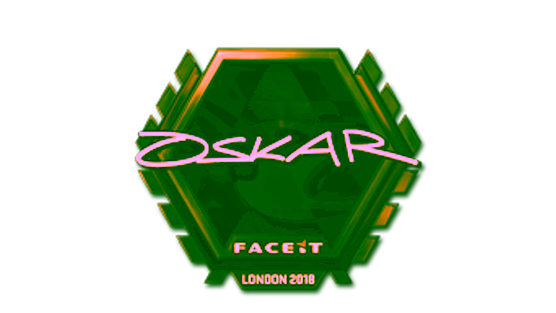 Wyświetl dla Sticker | oskar (Gold) | London 2018