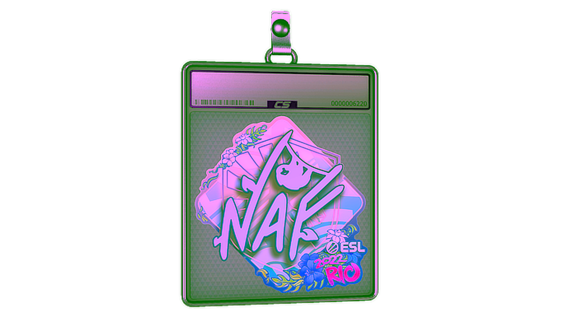 Wyświetl dla Sticker Slab | NAF (Holo) | Rio 2022