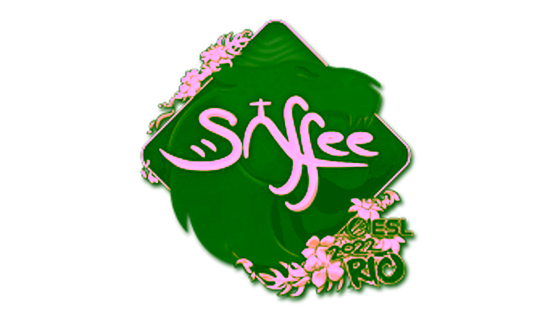 Display for Sticker | saffee (Gold) | Rio 2022