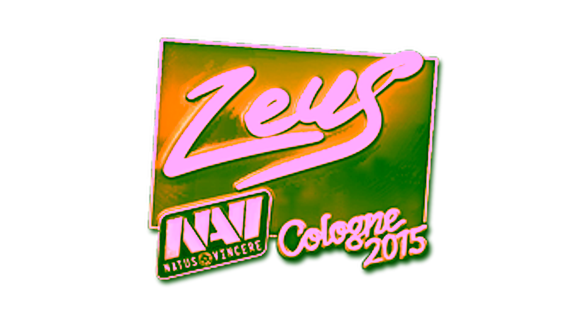 Mostrar para Sticker | Zeus (Gold) | Cologne 2015