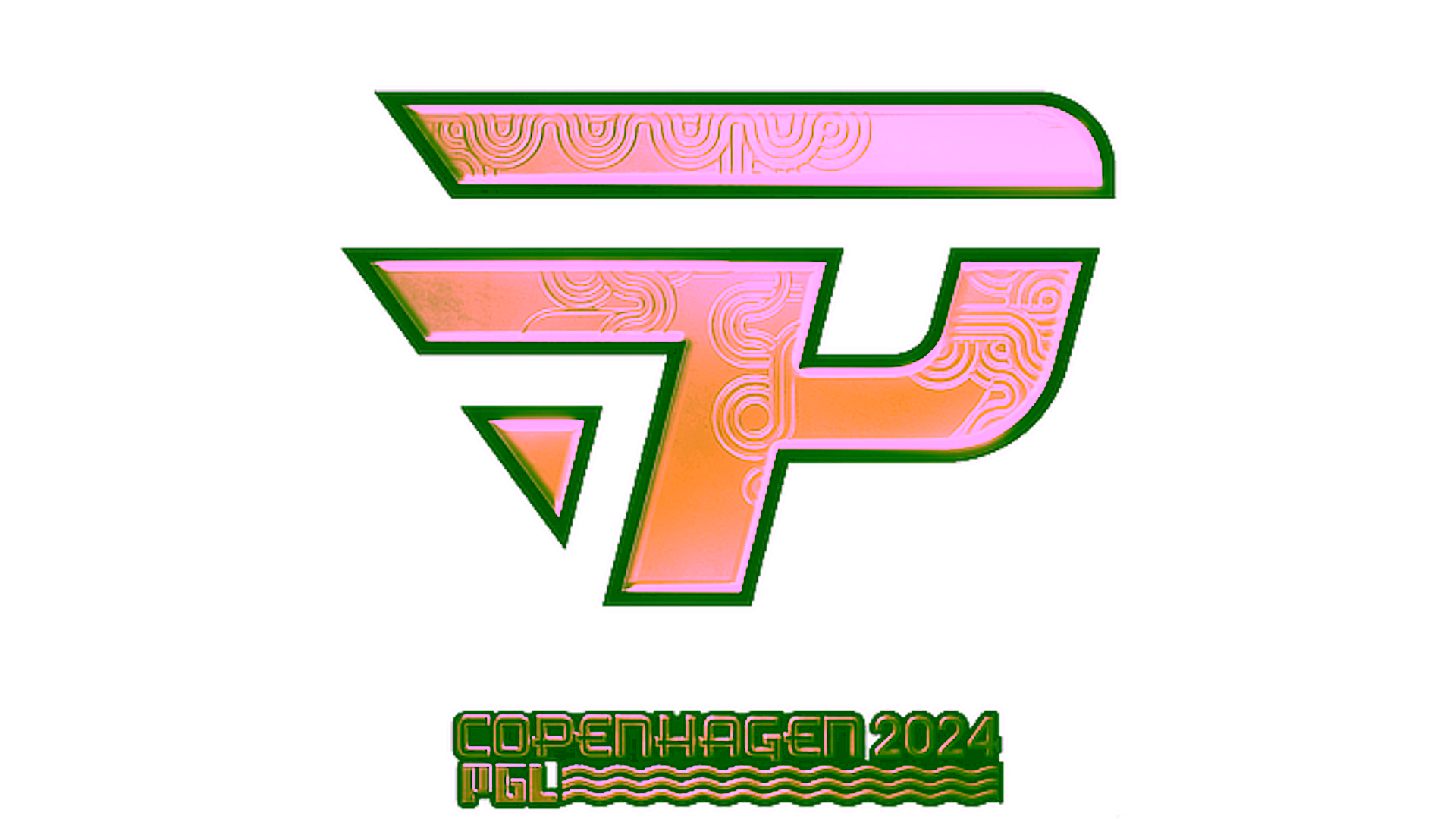 Display for Sticker | paiN Gaming (Gold) | Copenhagen 2024