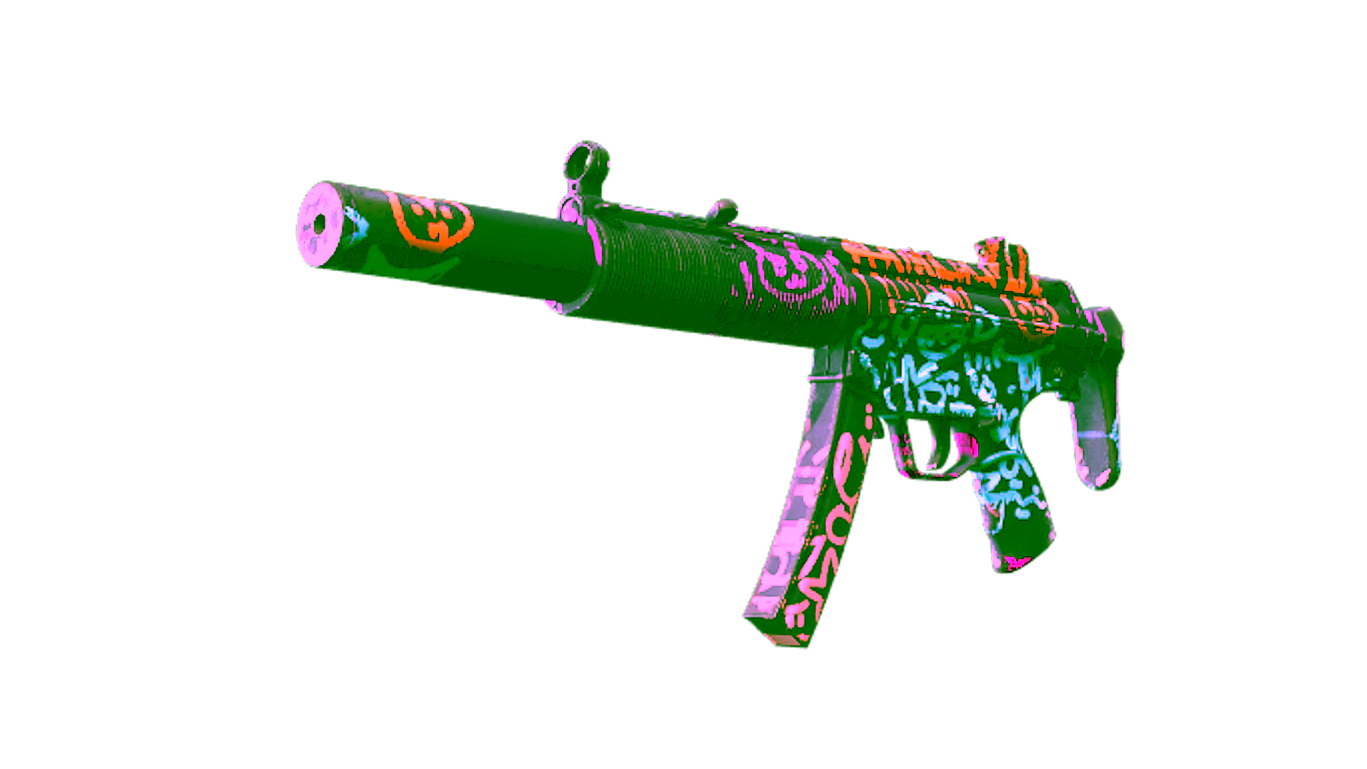 Rodyti Souvenir MP5-SD | Neon Squeezer (Well-Worn)