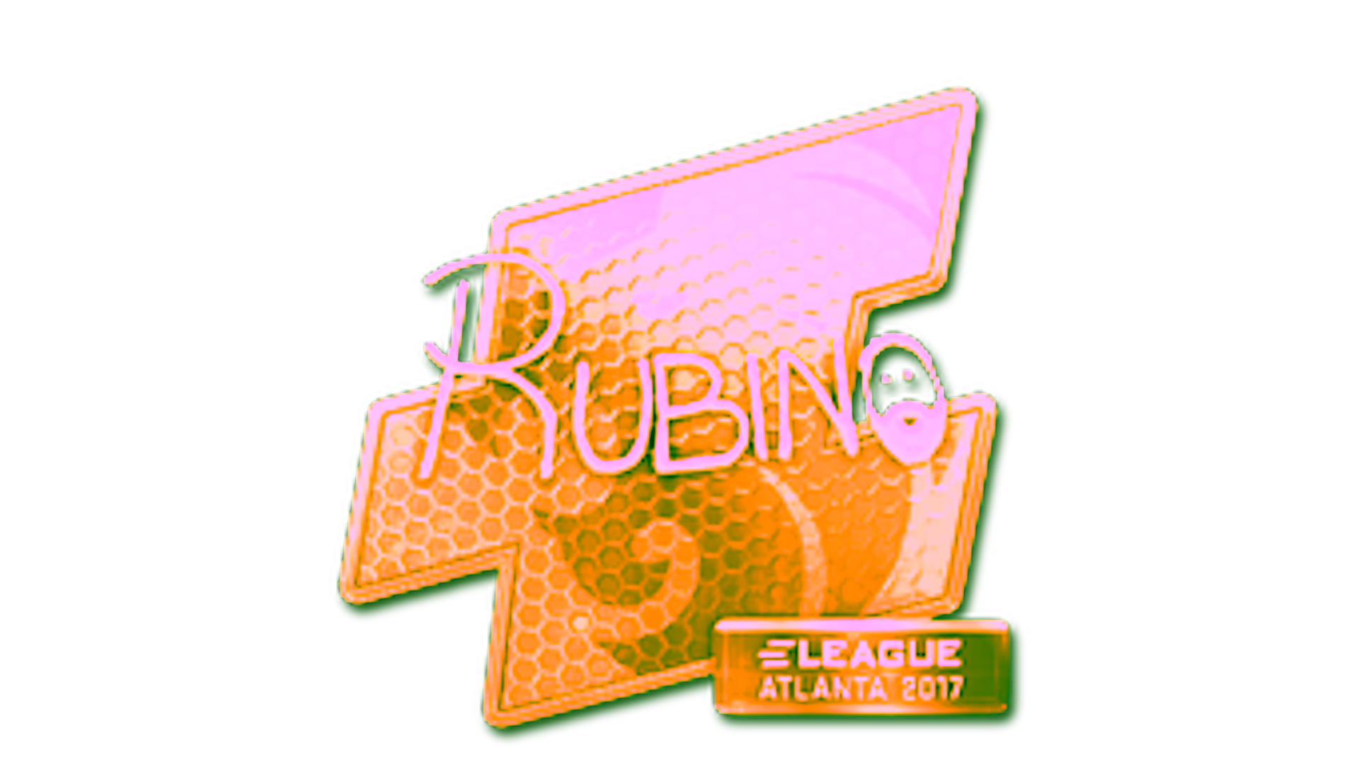 Visar för Sticker | RUBINO (Gold) | Atlanta 2017