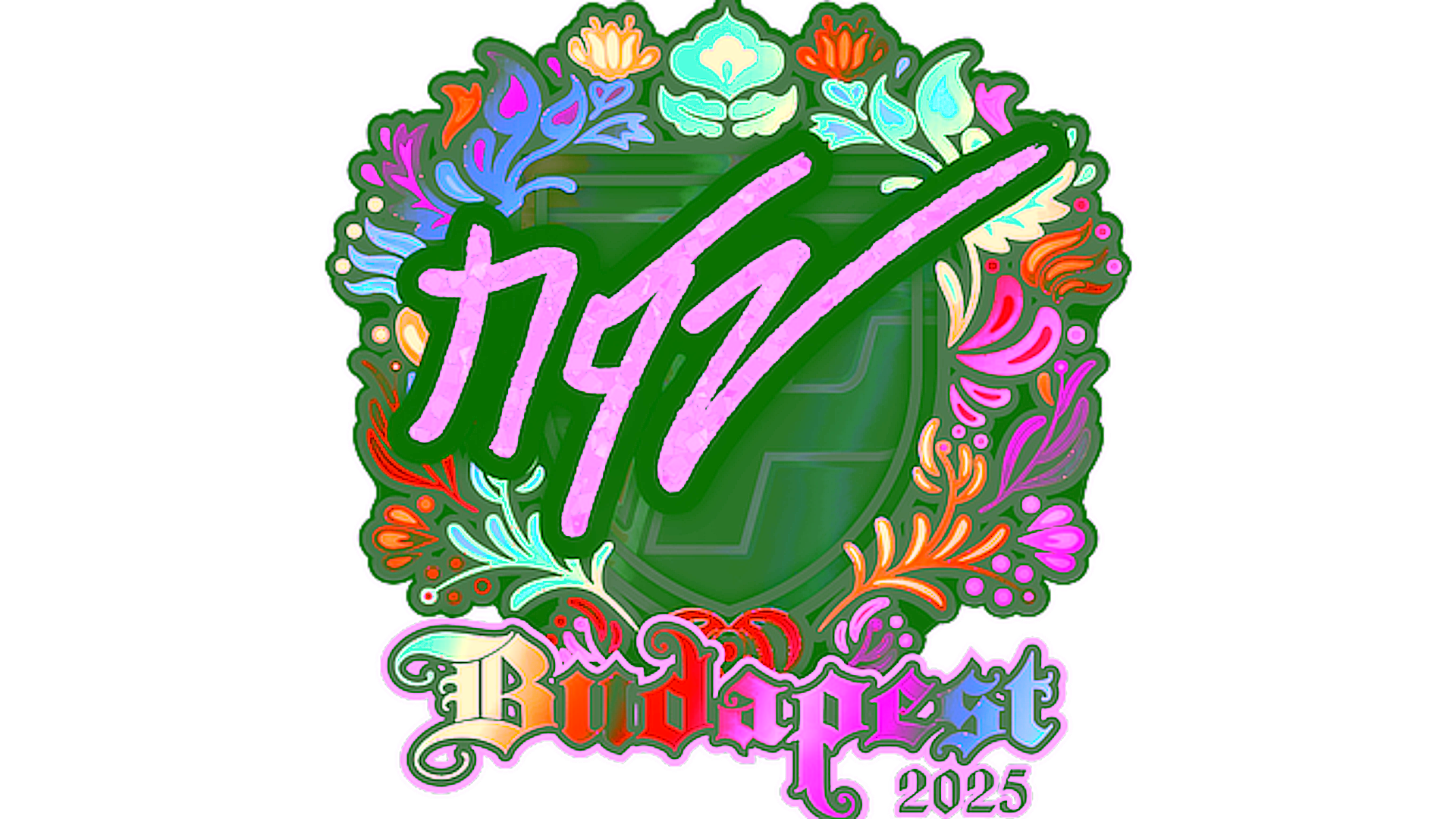 Display for Sticker | NQZ (Holo) | Budapest 2025