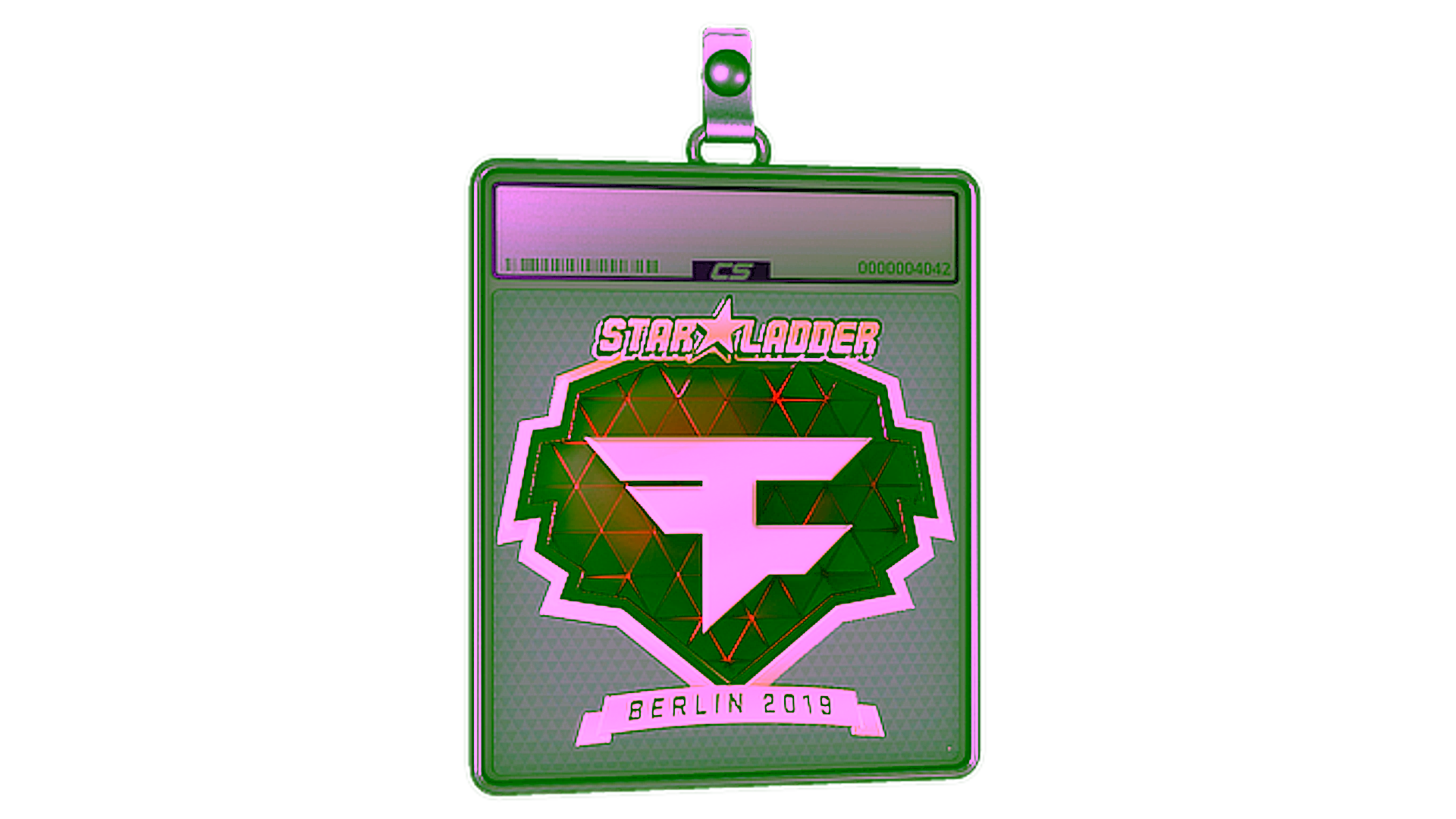 Display for Sticker Slab | FaZe Clan (Gold) | Berlin 2019
