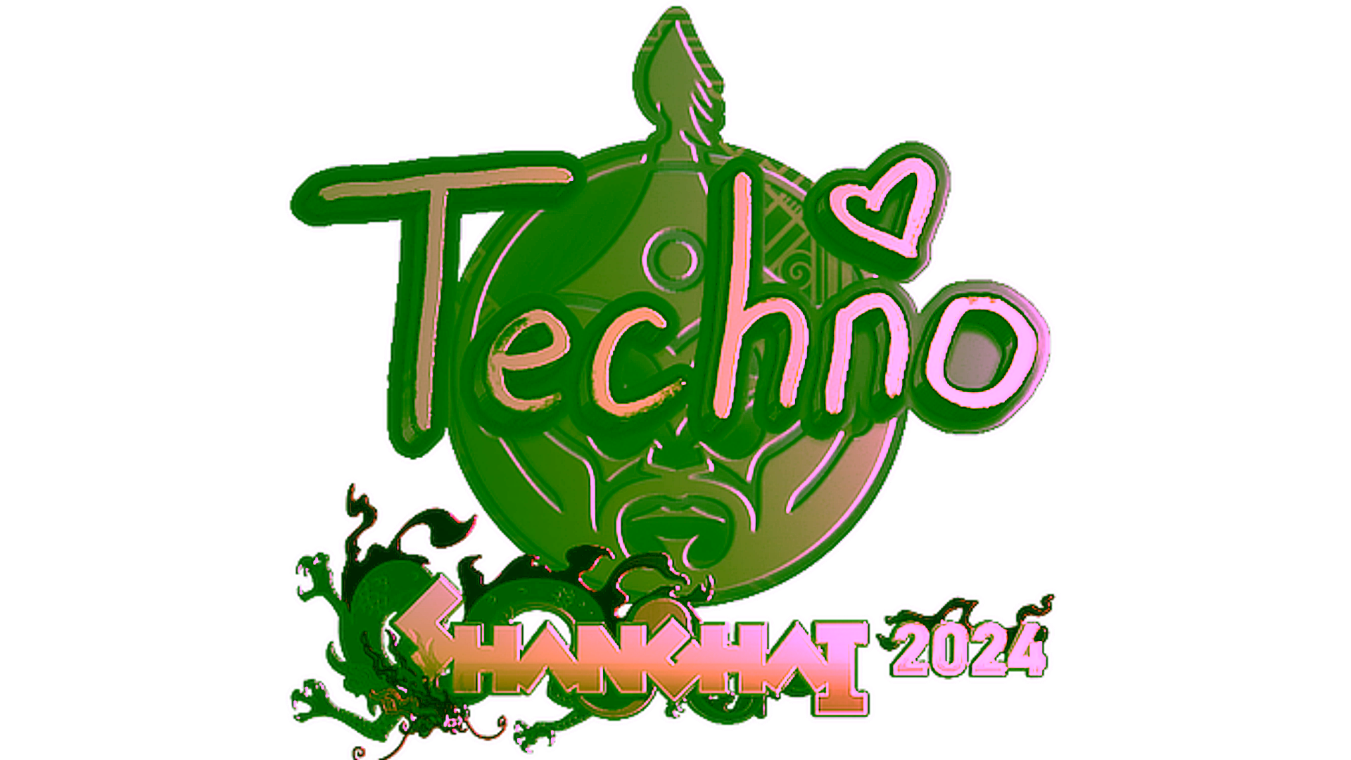 Mostrar para Sticker | Techno4K (Gold) | Shanghai 2024