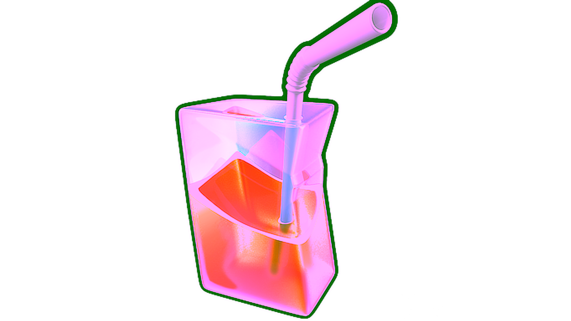 Visar för Sticker | Juice Box (Holo)