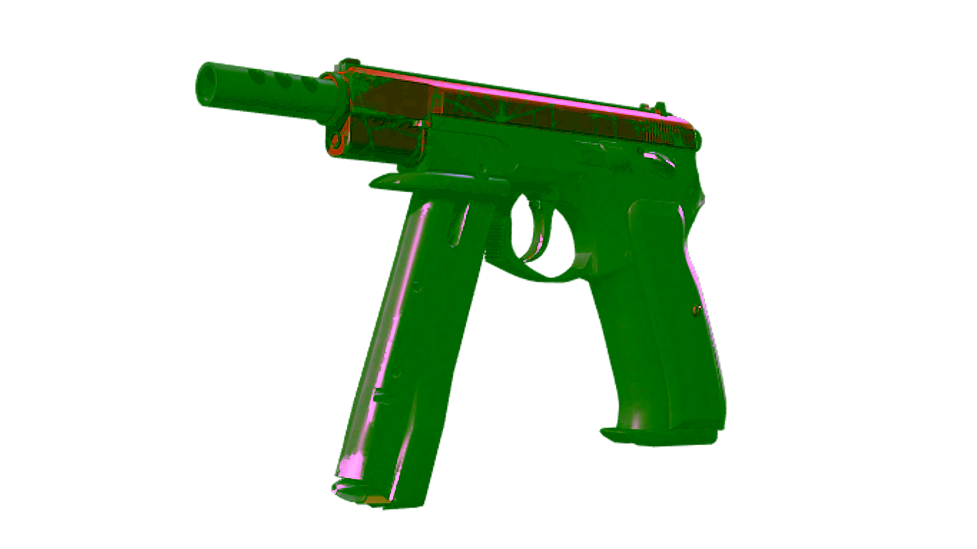 Display for CZ75-Auto | Crimson Web (Well-Worn)