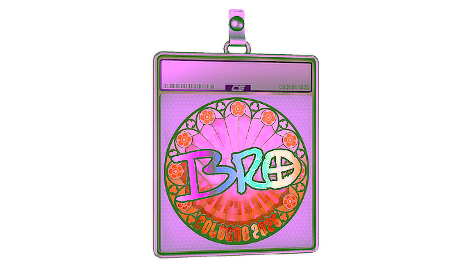 Visar för Sticker Slab | br0 (Holo) | Cologne 2026