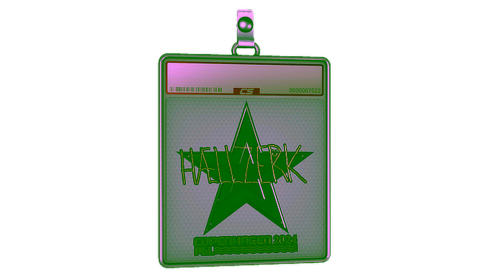 Anzeige für Sticker Slab | hallzerk (Gold) | Copenhagen 2024