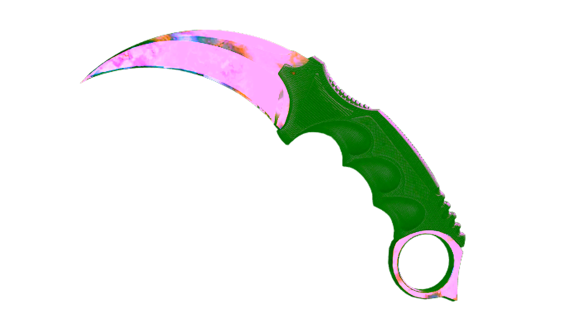 Display for ★ StatTrak™ Karambit | Case Hardened (Factory New)