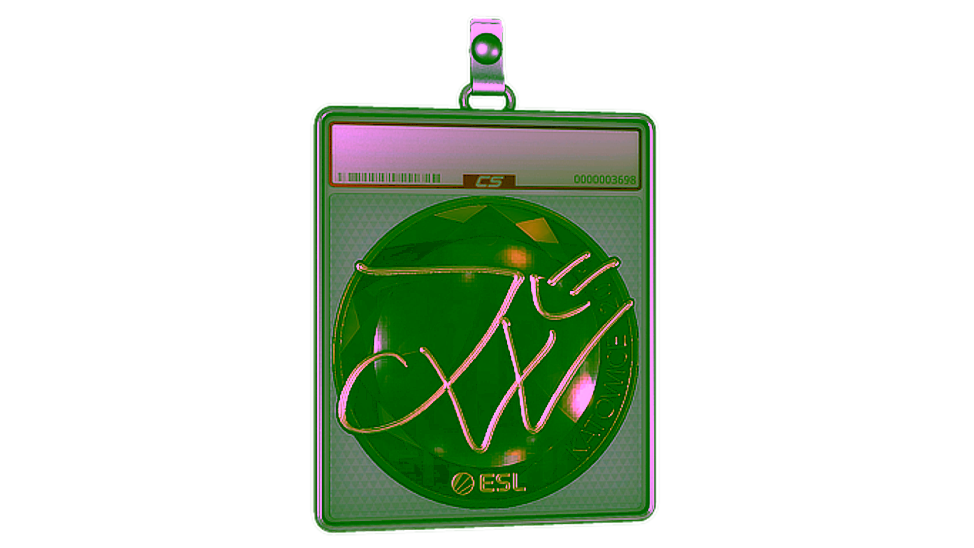 Wyświetl dla Sticker Slab | JW (Gold) | Katowice 2019