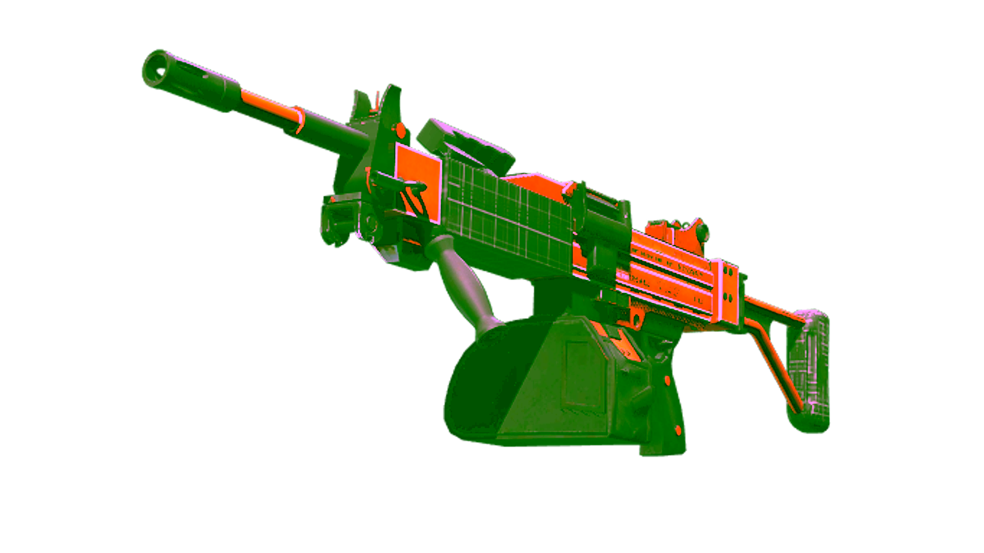 Visar för StatTrak™ Negev | dev_texture (Minimal Wear)