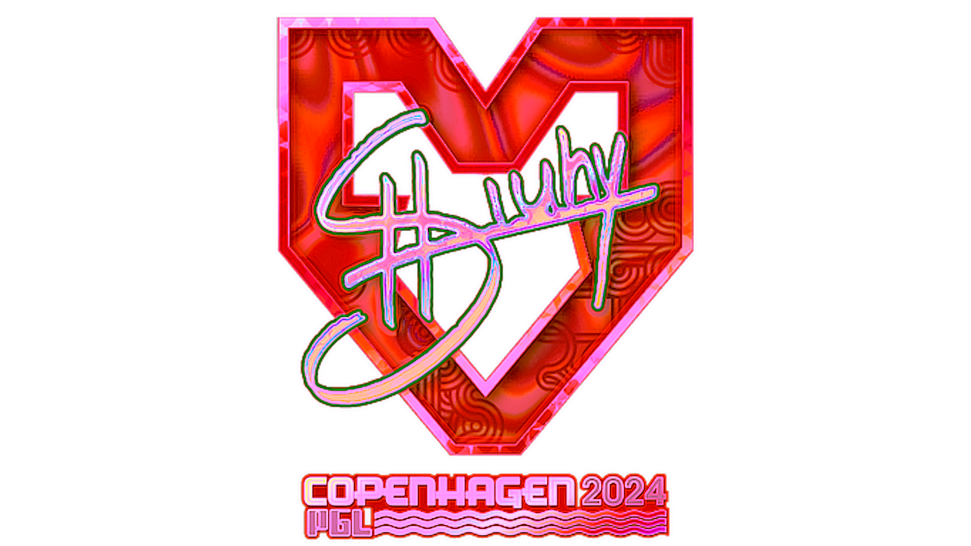 Display for Sticker | siuhy (Holo) | Copenhagen 2024