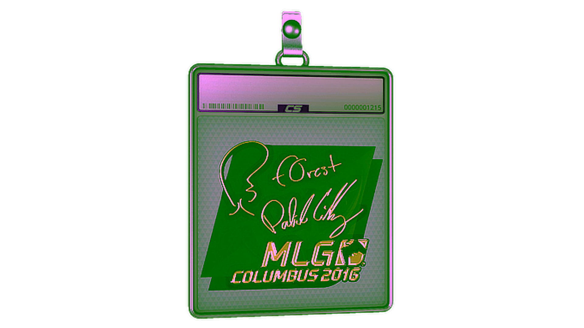 Display for Sticker Slab | f0rest (Gold) | MLG Columbus 2016