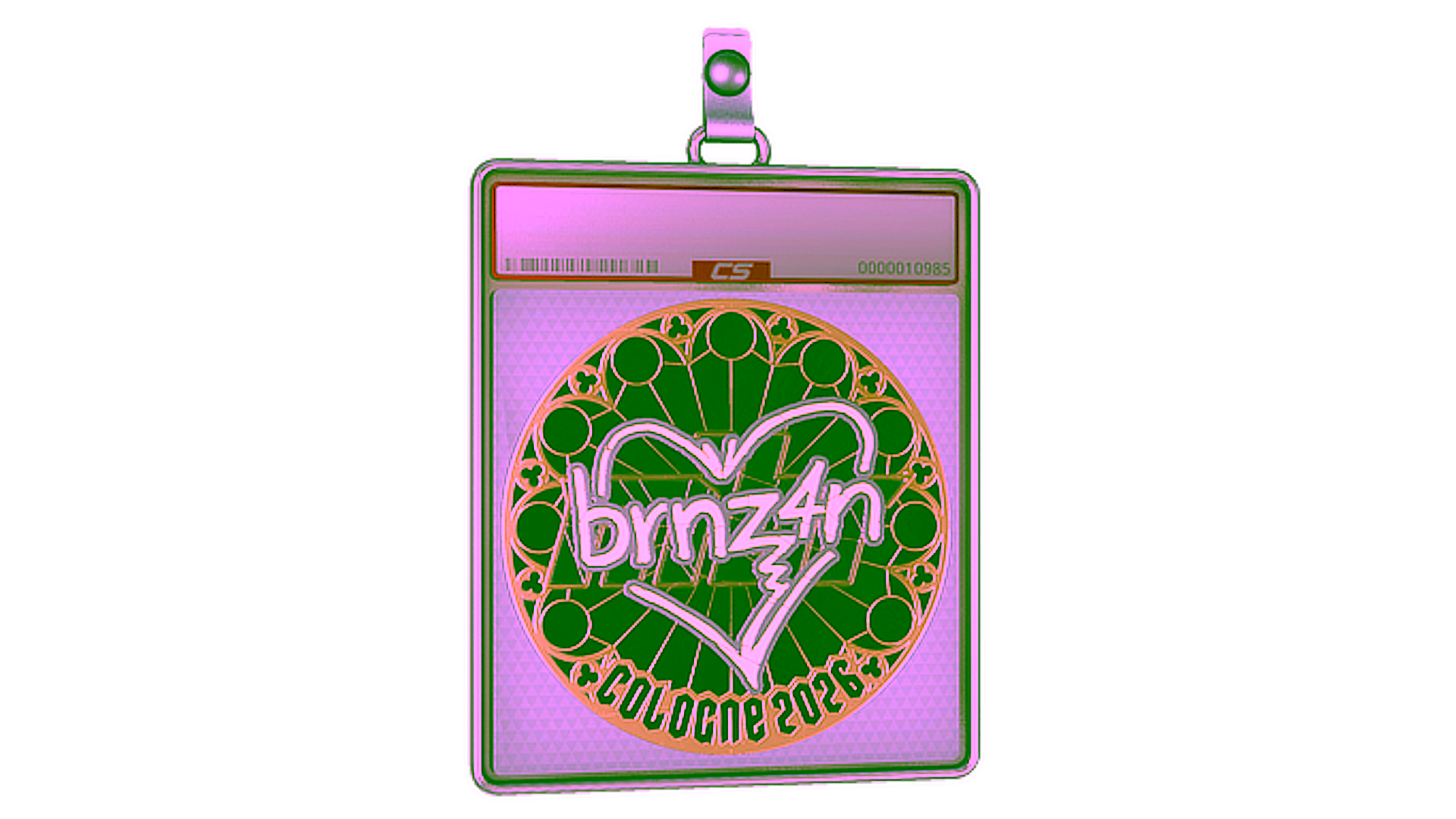 Exibição para Sticker Slab | brnz4n (Gold) | Cologne 2026