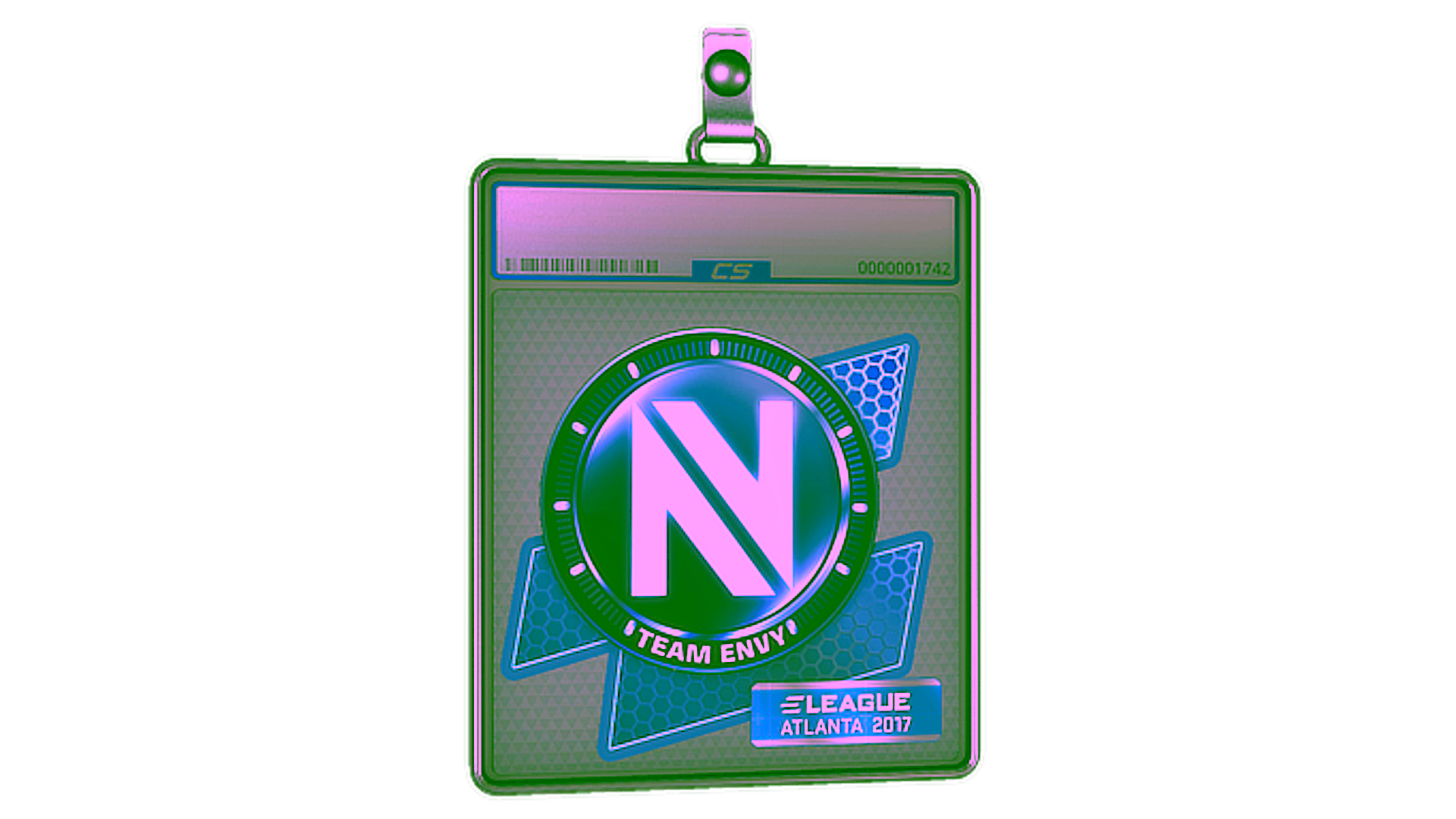 Display for Sticker Slab | Team EnVyUs | Atlanta 2017